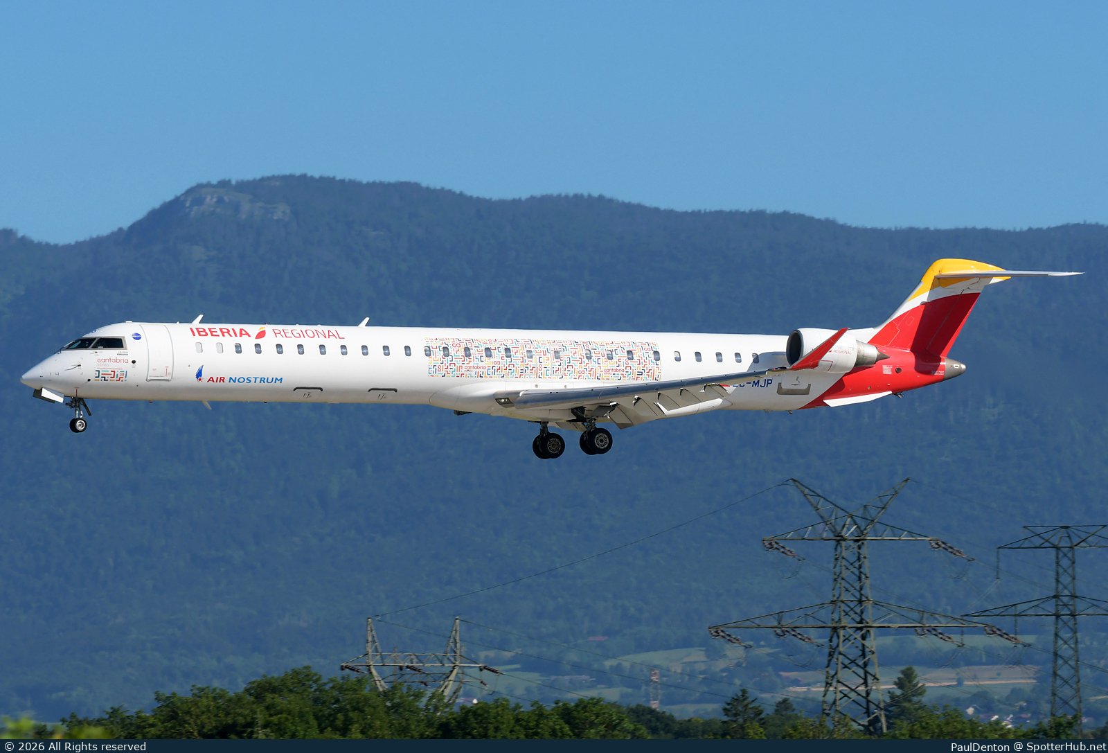 Photo of EC-MJP - Bombardier CRJ-1000 operated by Iberia Regional (opb Air Nostrum)