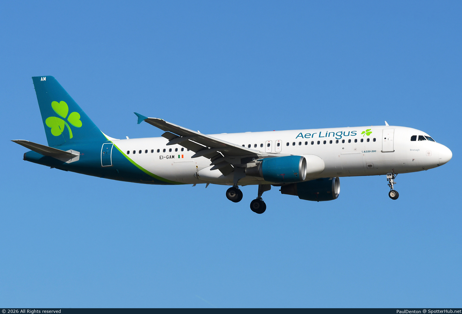 Photo of EI-GAM - Airbus A320-214 operated by Aer Lingus