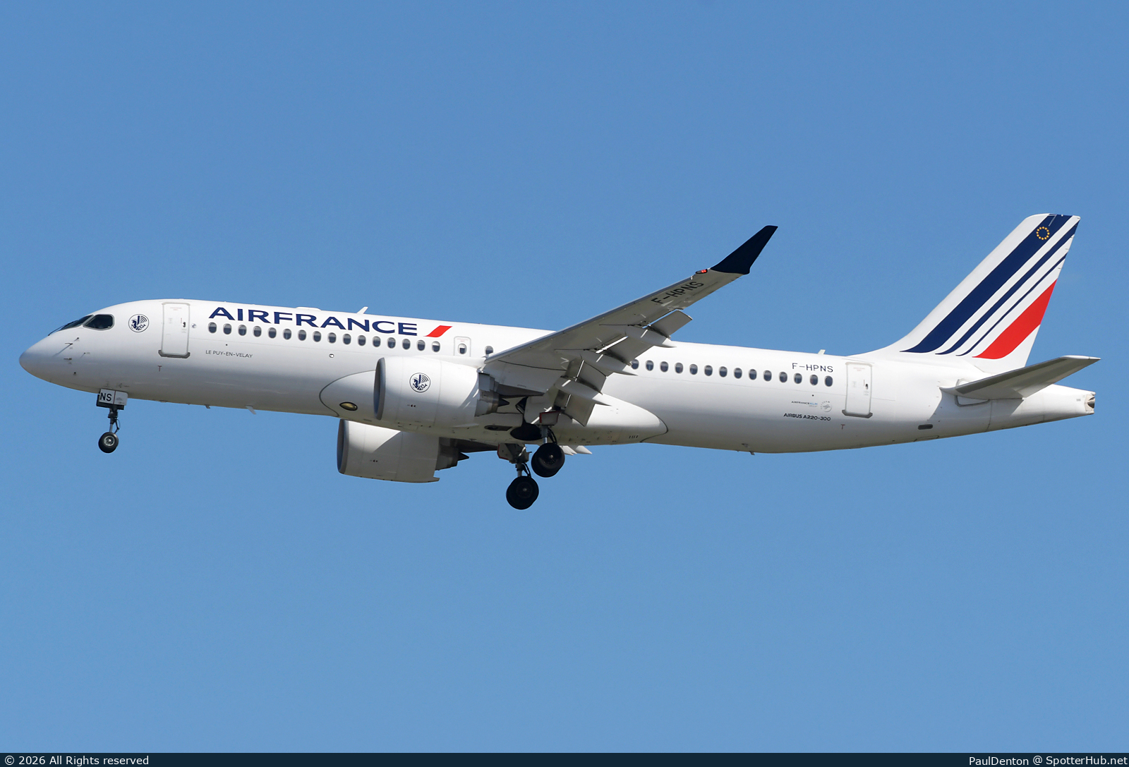 Photo of F-HPNS - Airbus A220-300 operated by Air France