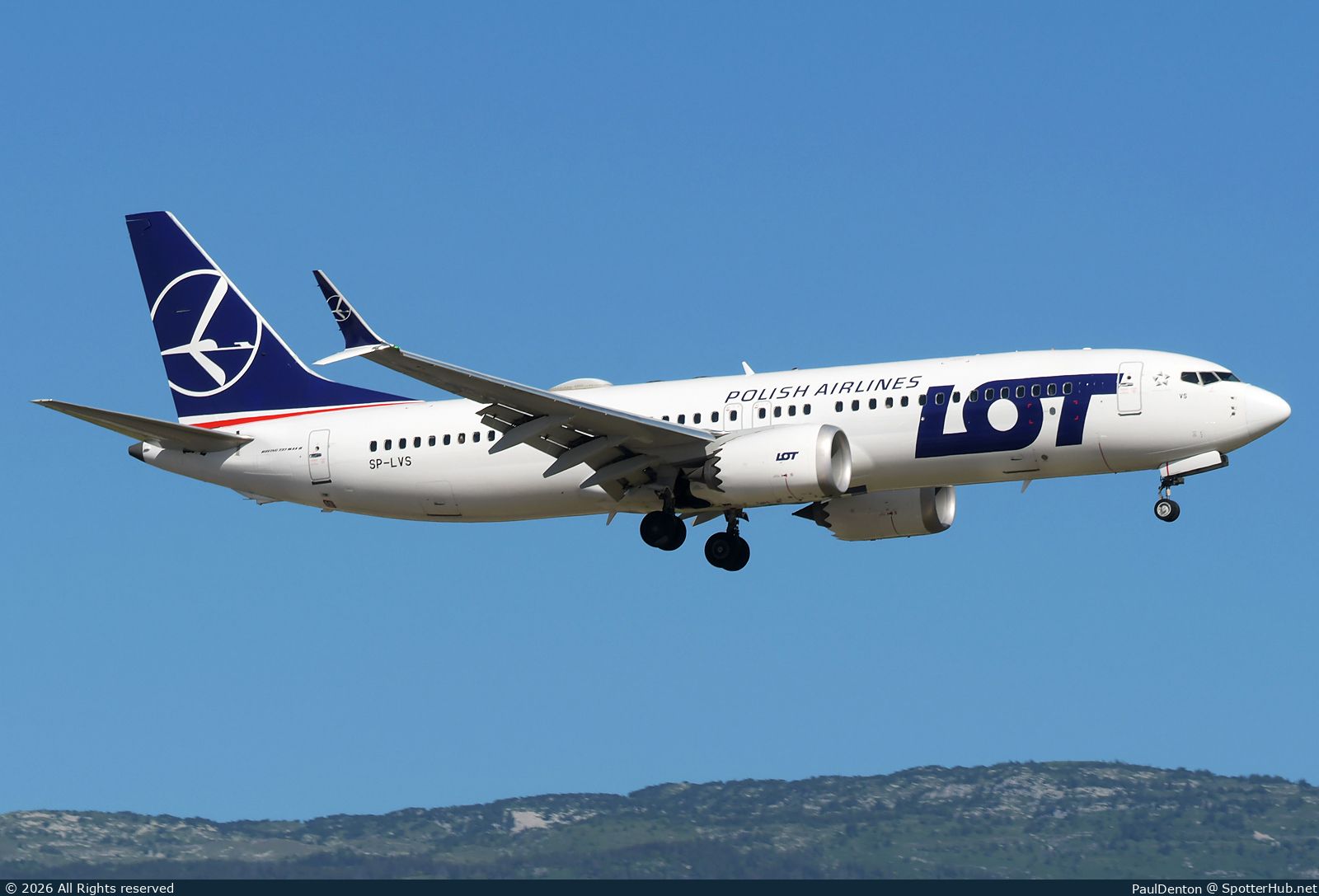 Photo of SP-LVS - Boeing 737 MAX 8 operated by LOT Polish Airlines