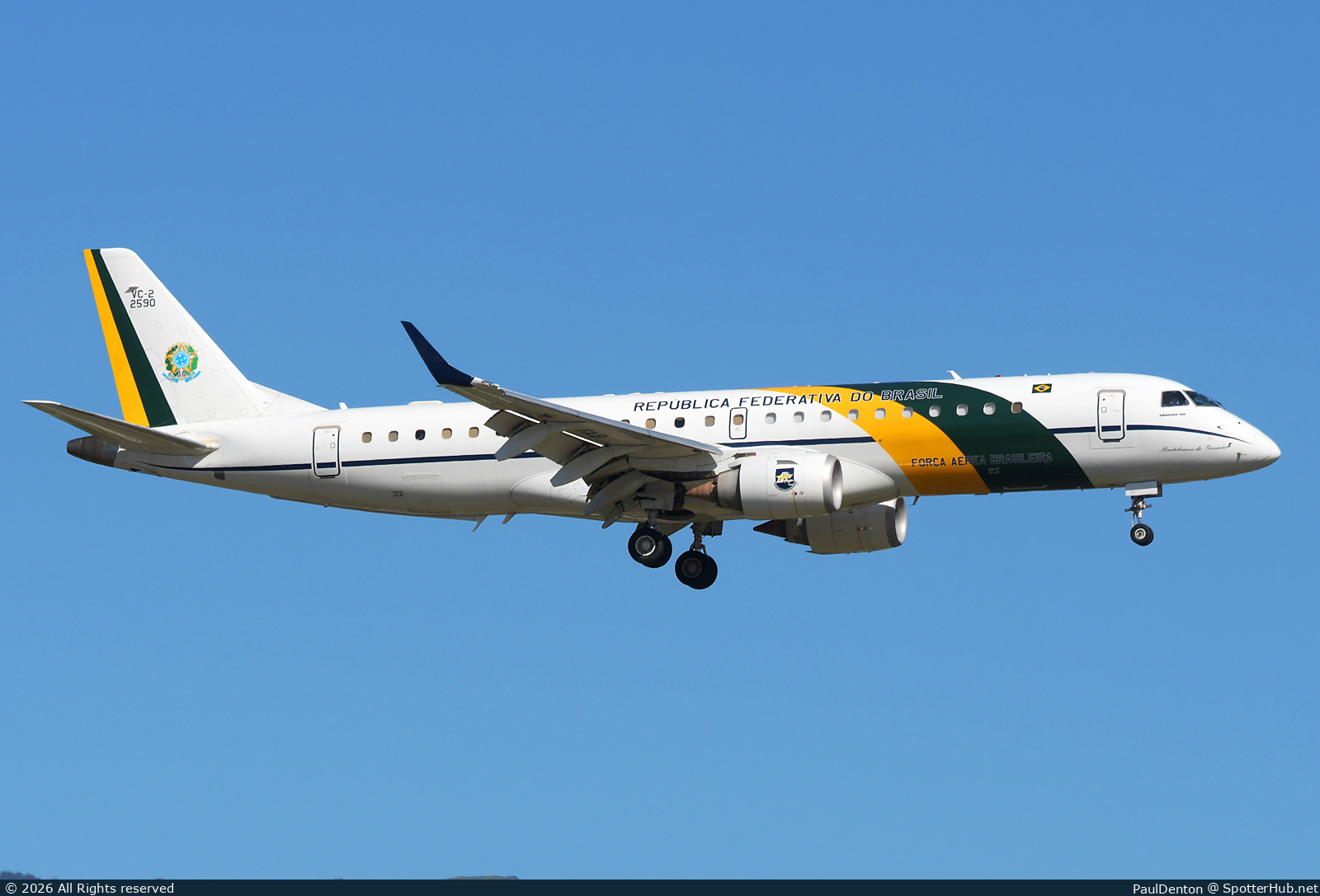 Photo of FAB2590 - Embraer VC-2 operated by Brazilian Air Force