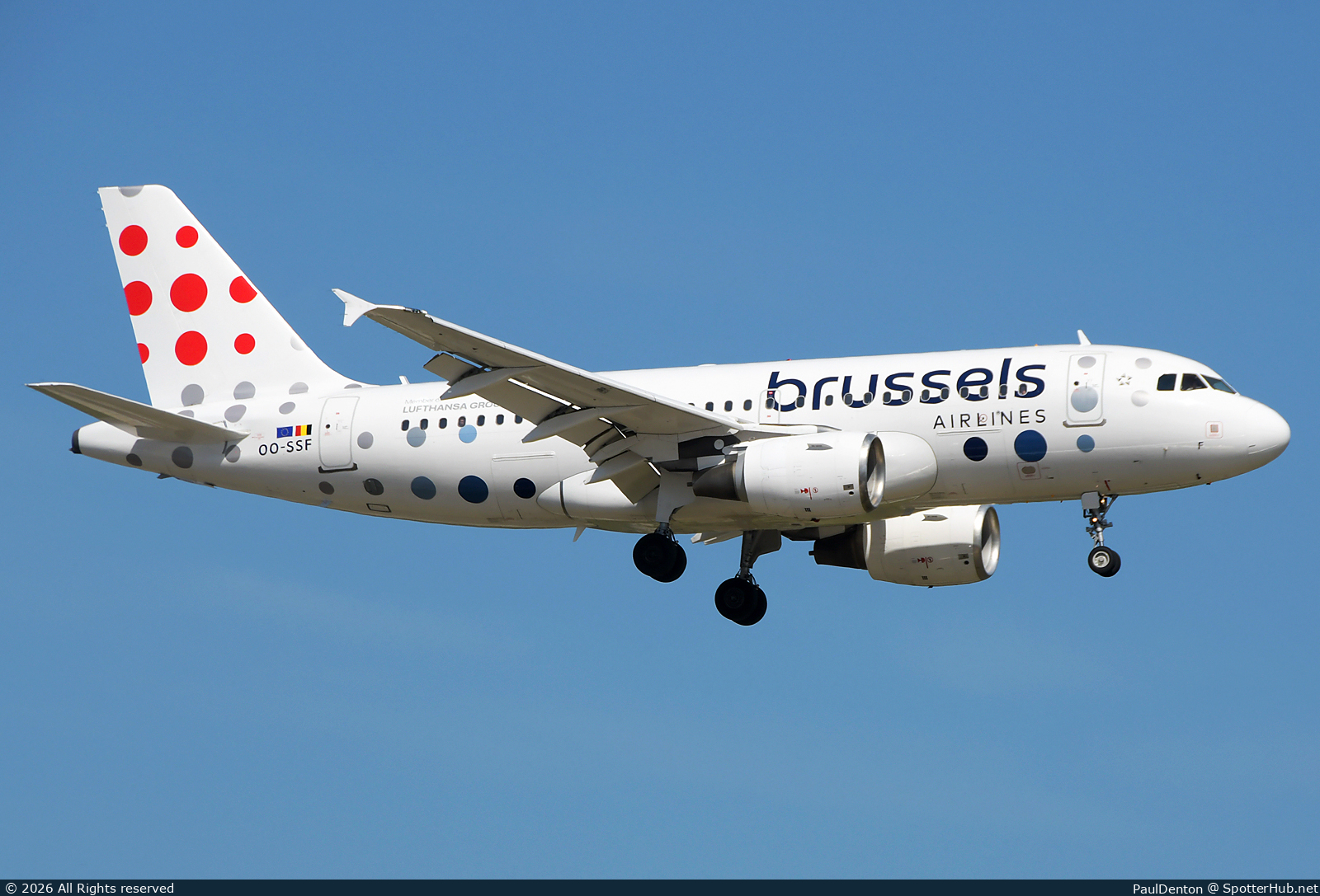 Photo of OO-SSF - Airbus A319-111 operated by Brussels Airlines