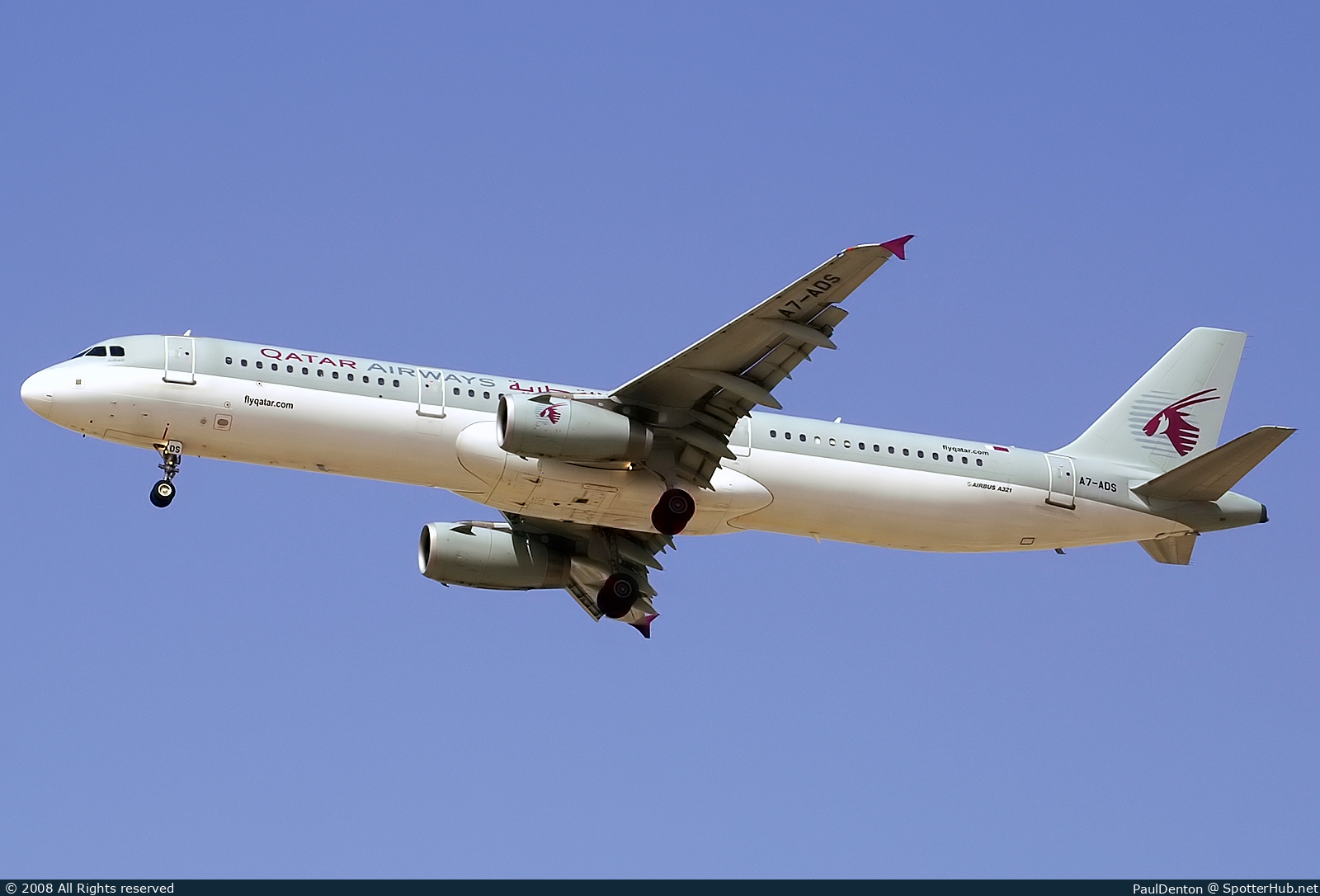 Photo of A7-ADS - Airbus A321-231 operated by Qatar Airways