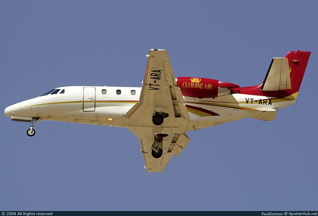 Photo of VT-ARA - Cessna 560XL Citation Excel operated by Club One Air