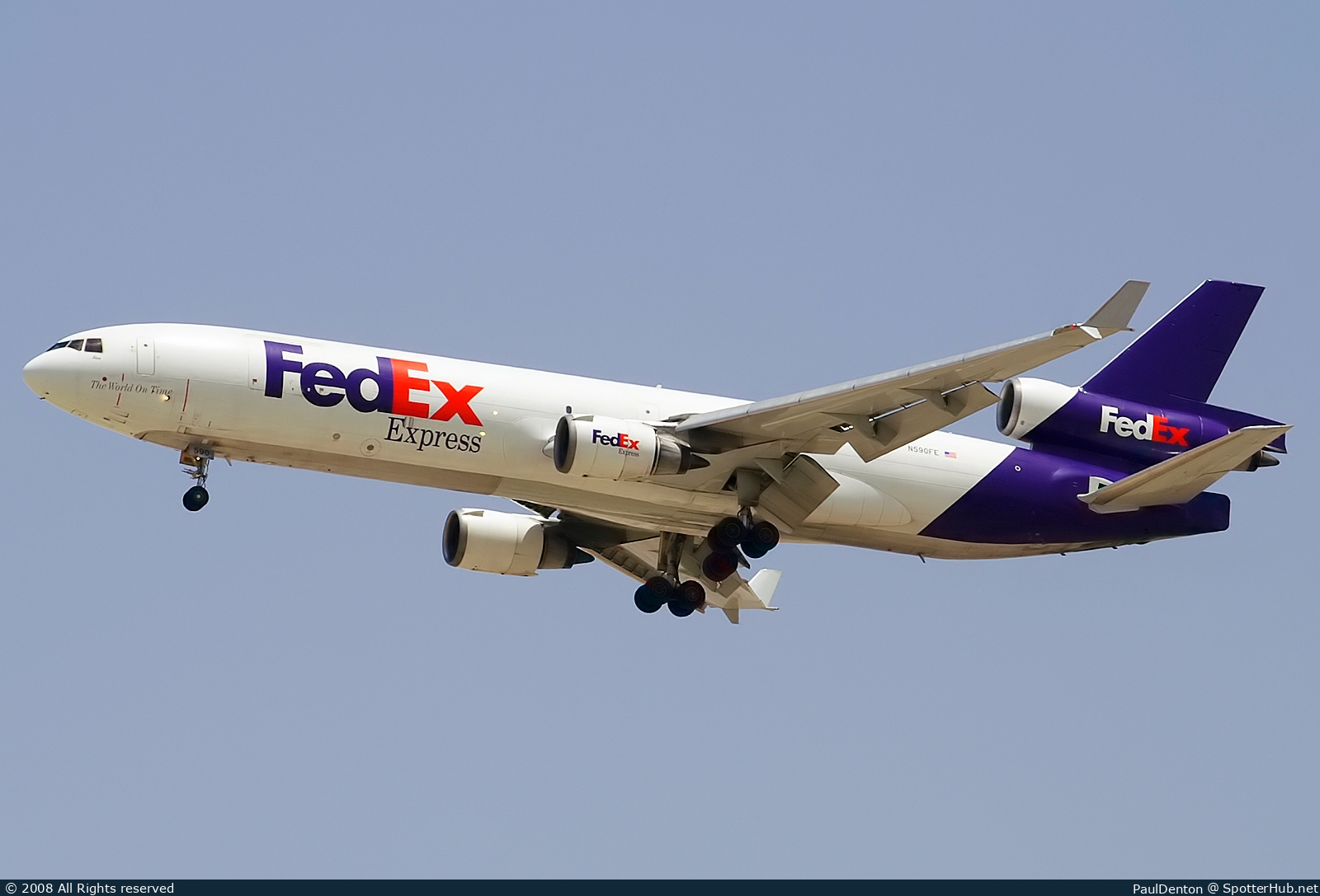 Photo of N590FE - McDonnell Douglas MD-11(F) operated by FedEx
