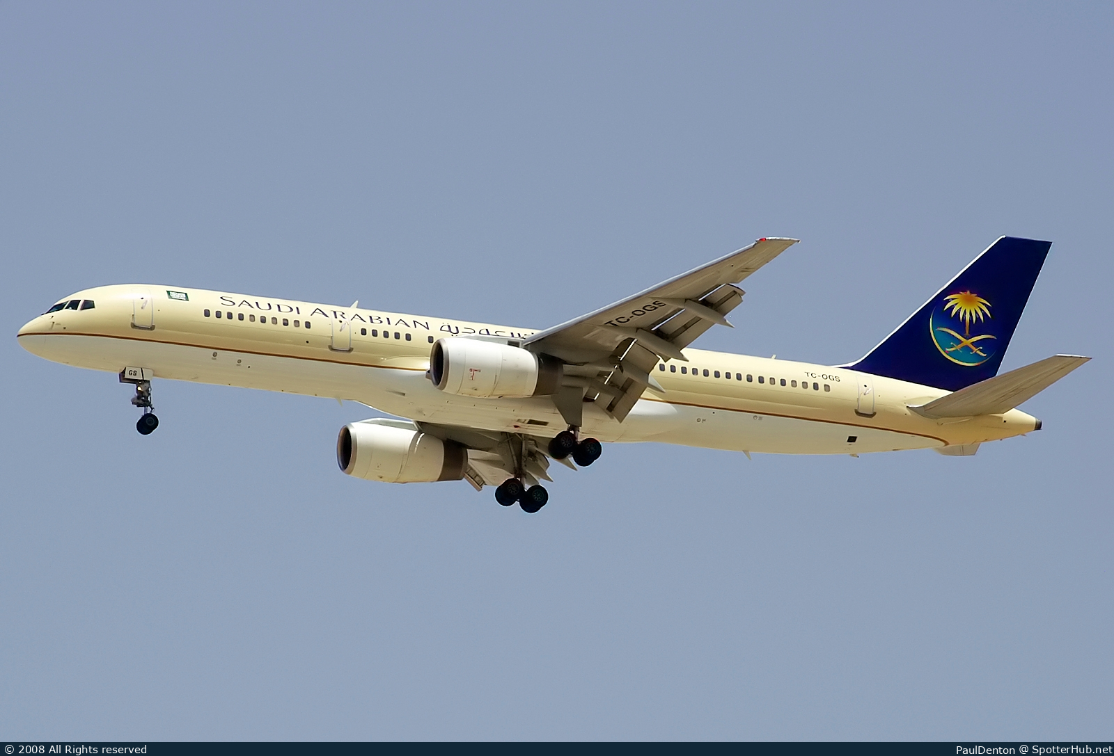 Photo of TC-OGS - Boeing 757-256 operated by Saudi Arabian Airlines (opb Atlasjet)