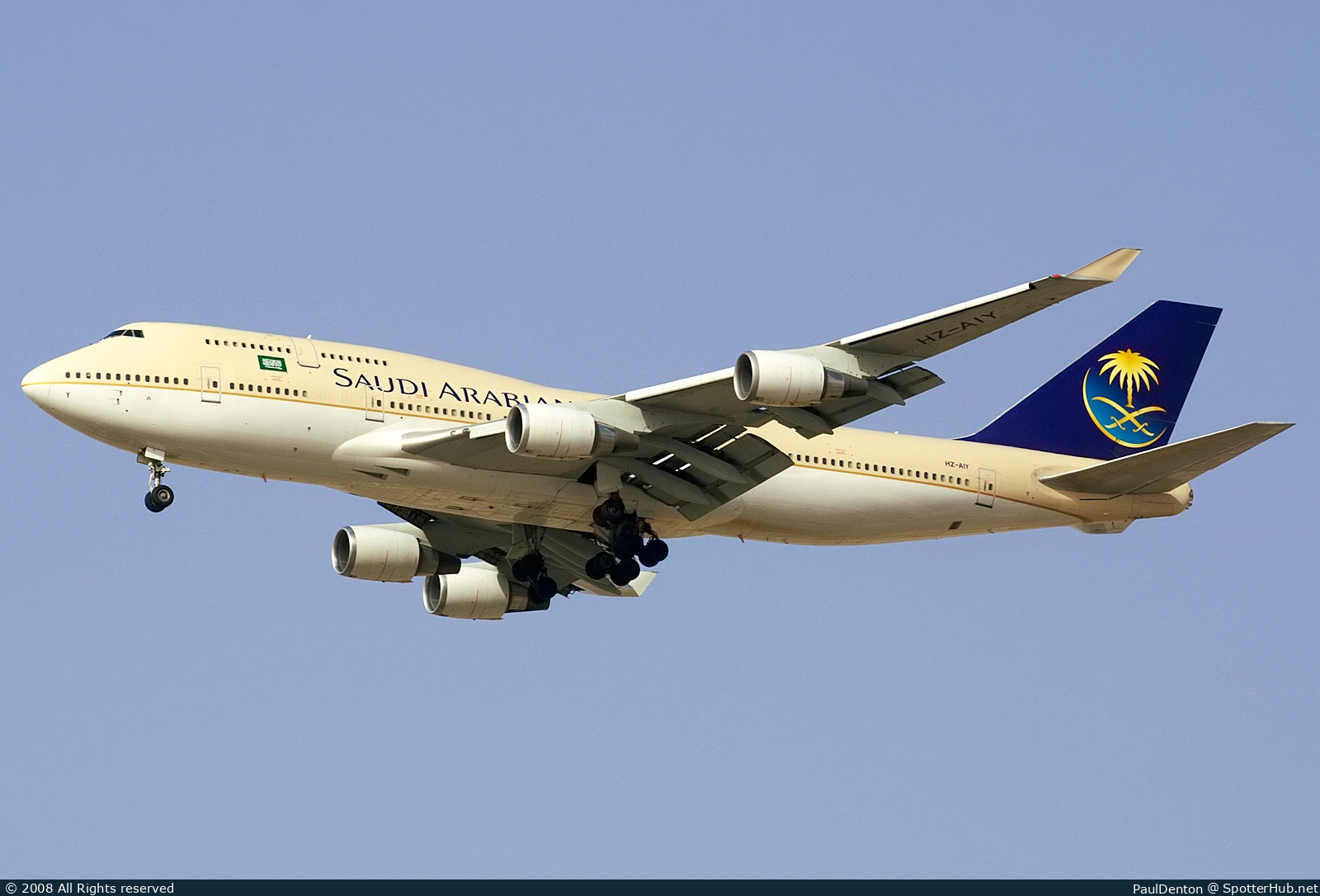 Photo of HZ-AIY - Boeing 747-468 operated by Saudi Arabian Airlines