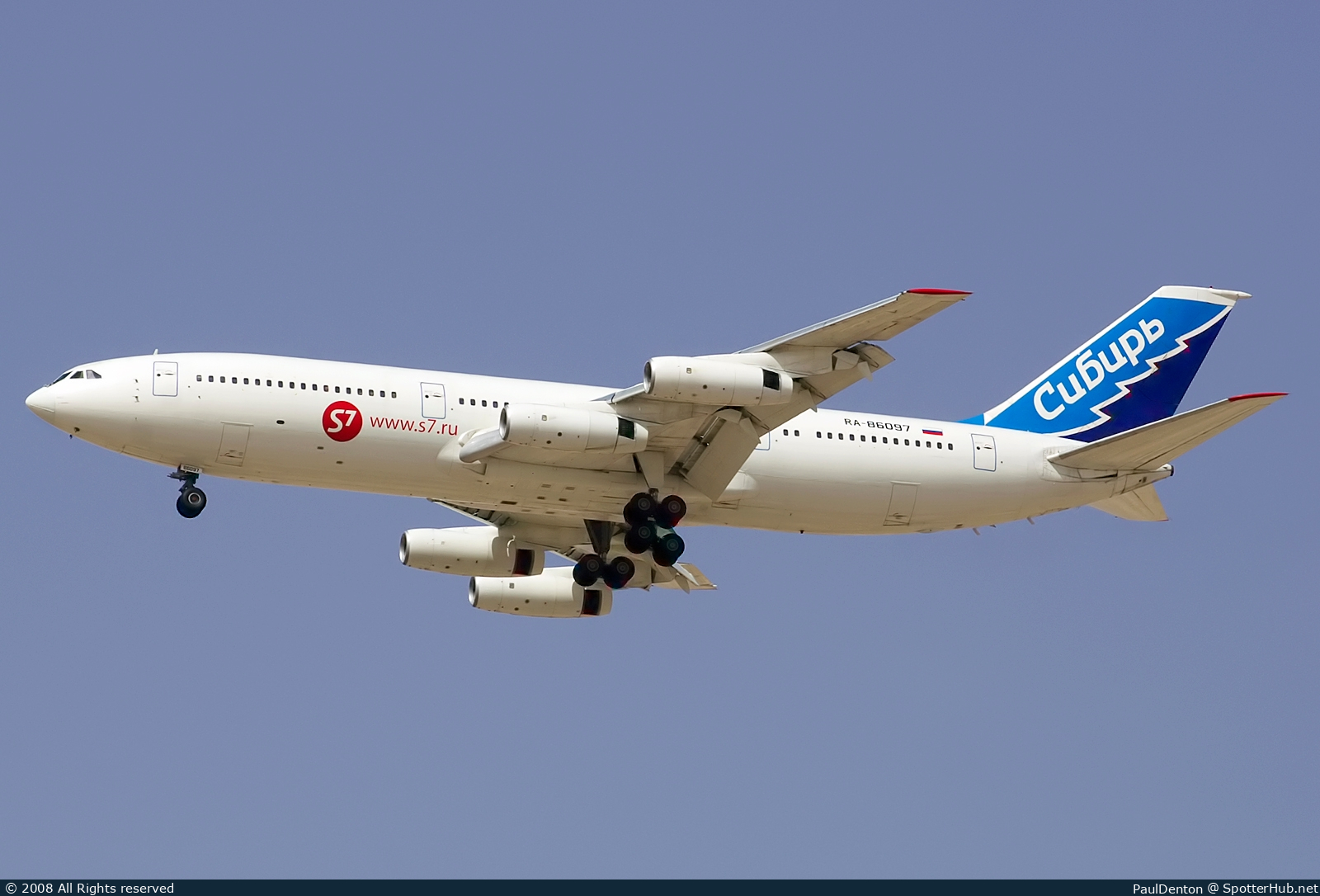 Photo of RA-86097 - Ilyushin Il-86 operated by S7 Airlines