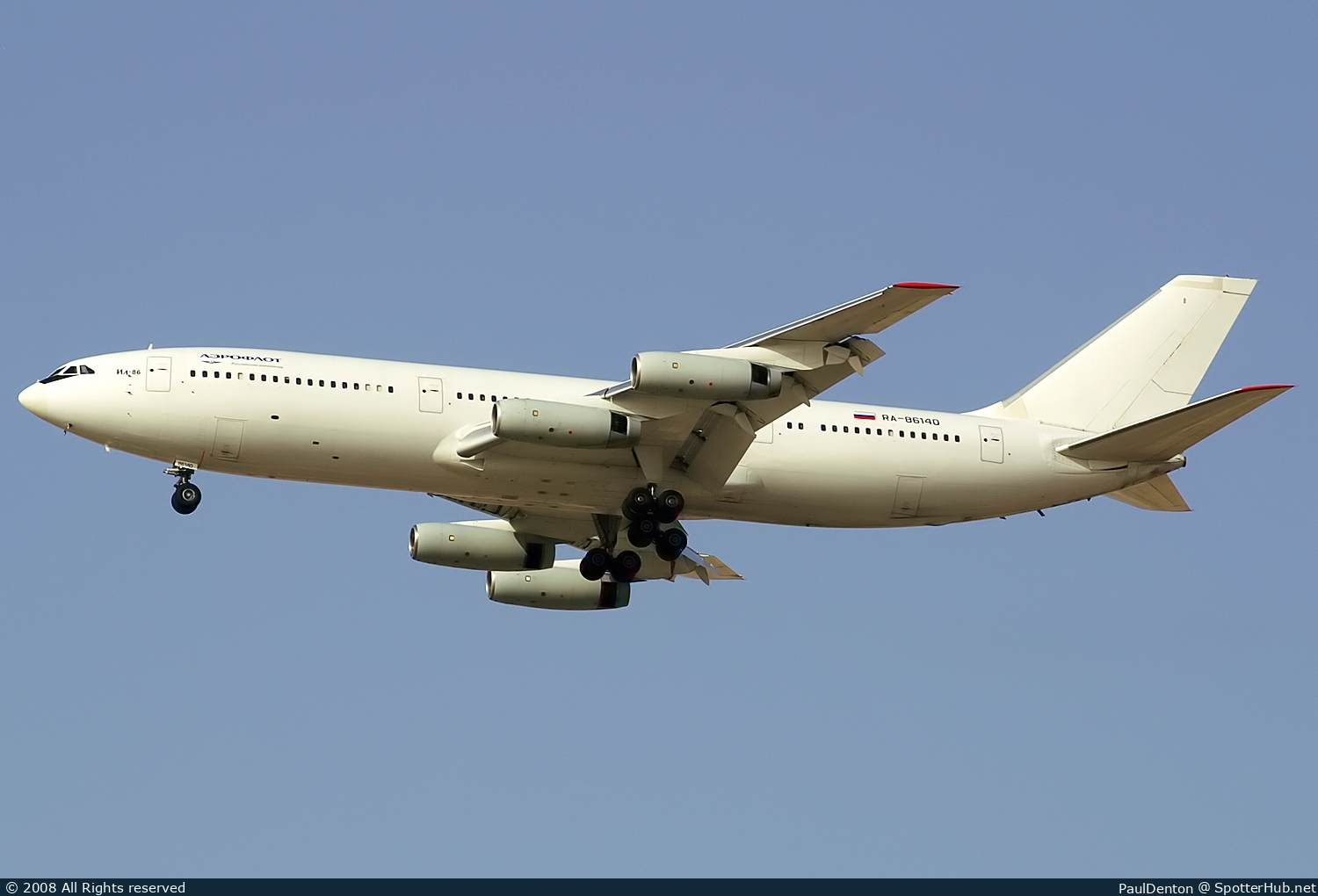 Photo of RA-86140 - Ilyushin Il-86 operated by Aeroflot