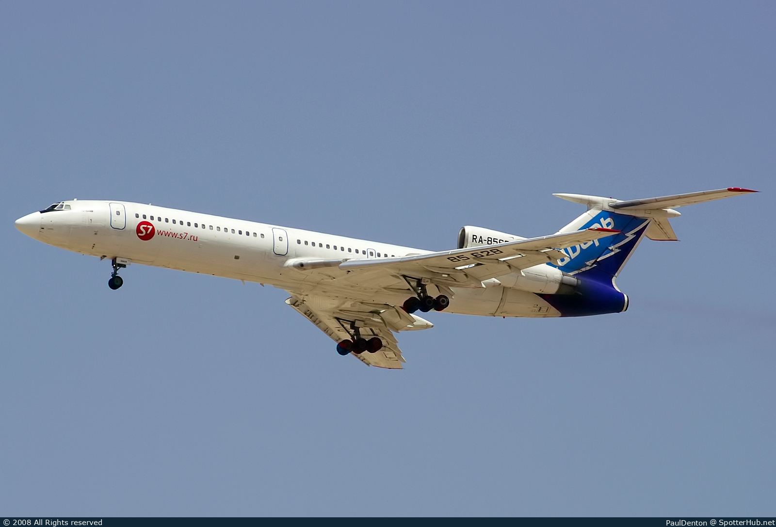 Photo of RA-85628 - Tupolev Tu-154M operated by S7 Airlines