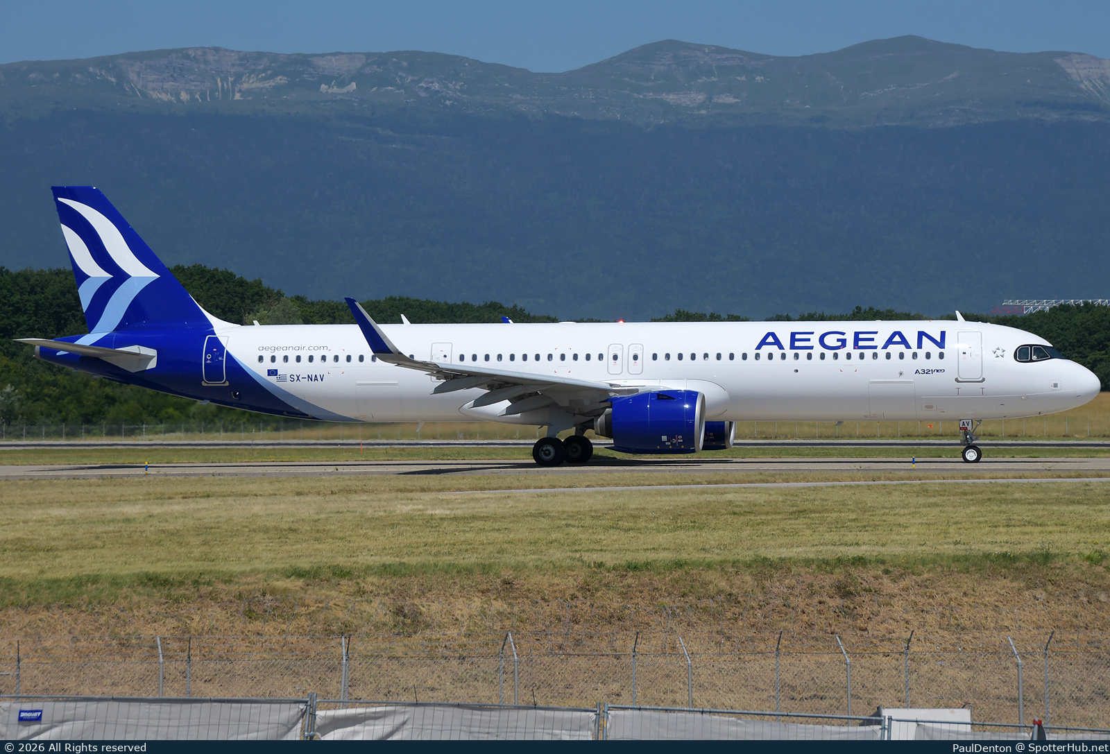 Photo of SX-NAV - Airbus A321-271NX operated by Aegean Airlines