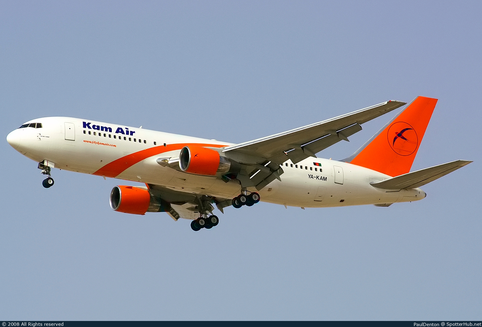 Photo of YA-KAM - Boeing 767-222 operated by Kam Air