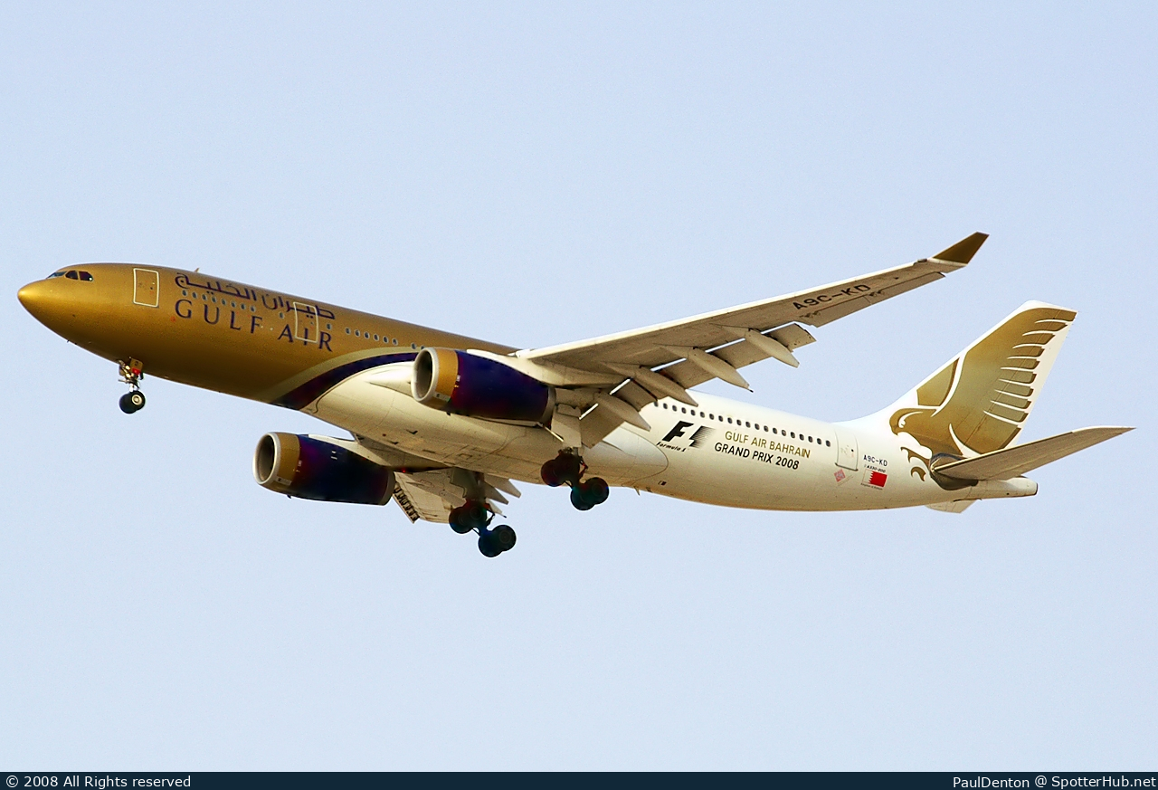 Photo of A9C-KD - Airbus A330-243 operated by Gulf Air