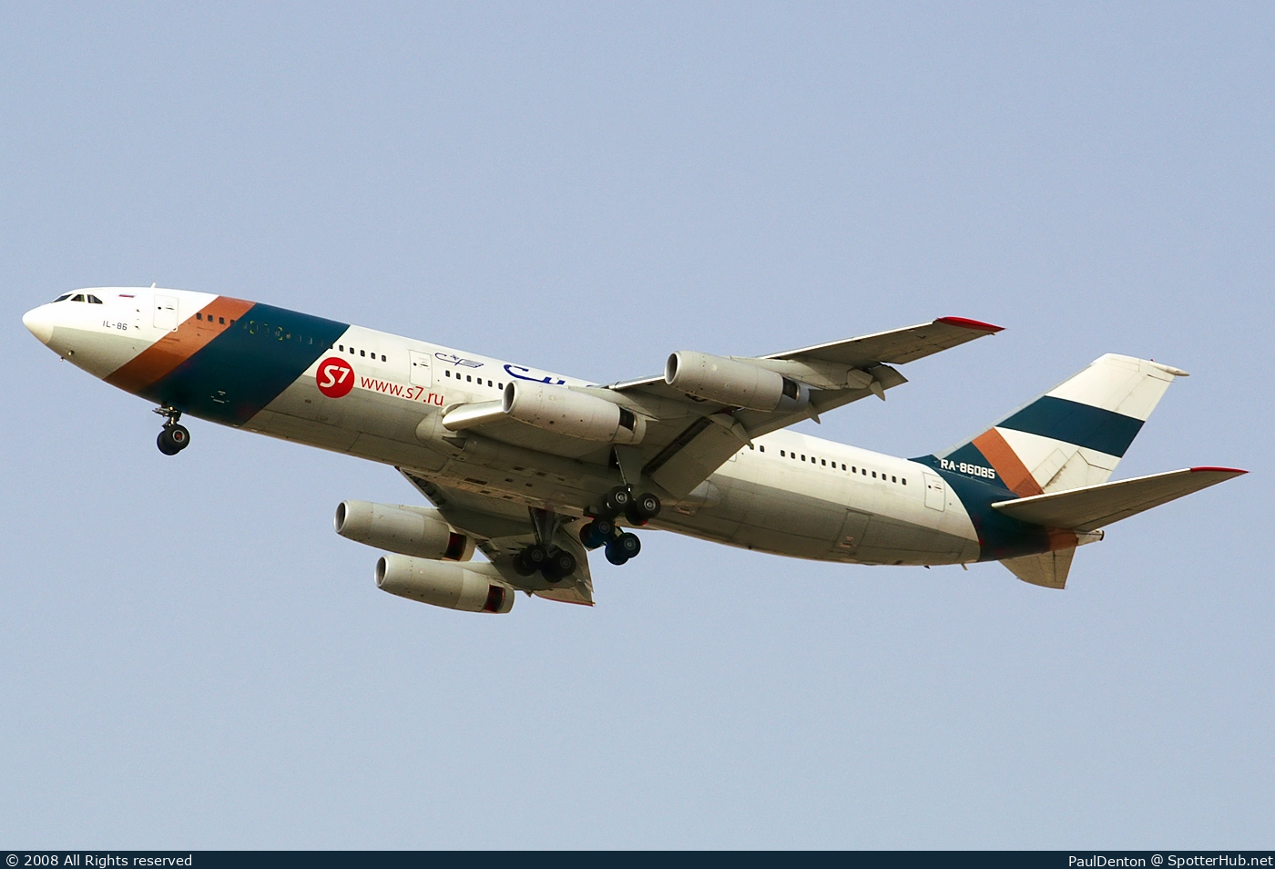 Photo of RA-86085 - Ilyushin Il-86 operated by S7 Airlines