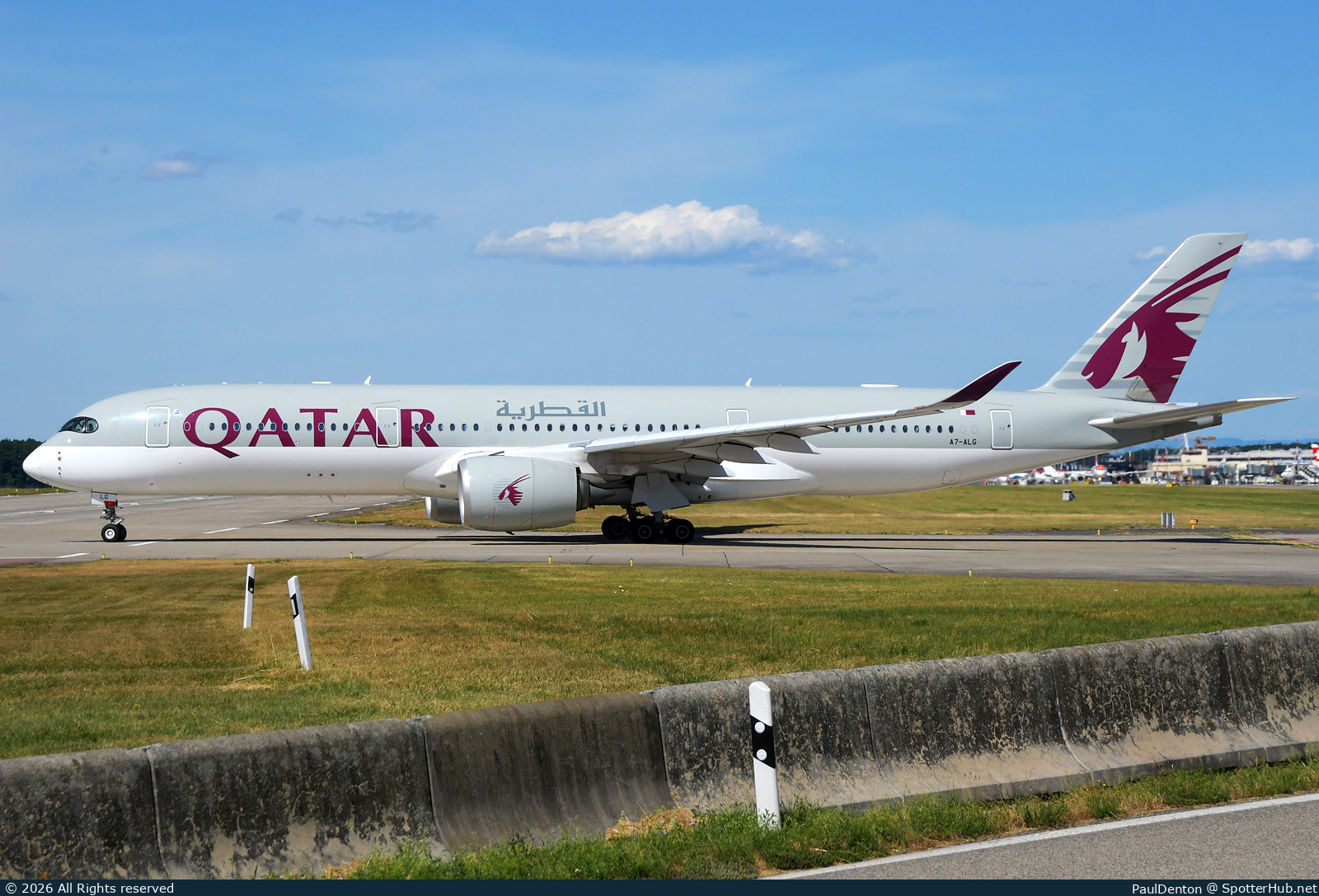 Photo of A7-ALG - Airbus A350-941 operated by Qatar Airways