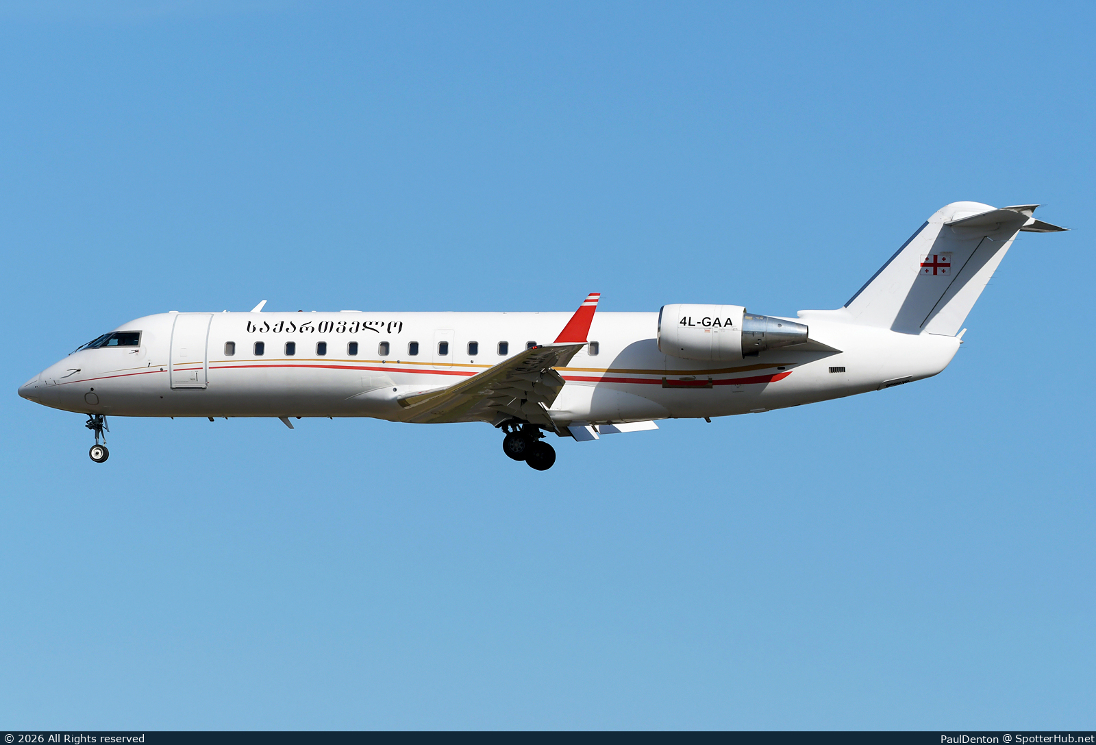 Photo of 4L-GAA - Bombardier Challenger 850 operated by Government of Georgia