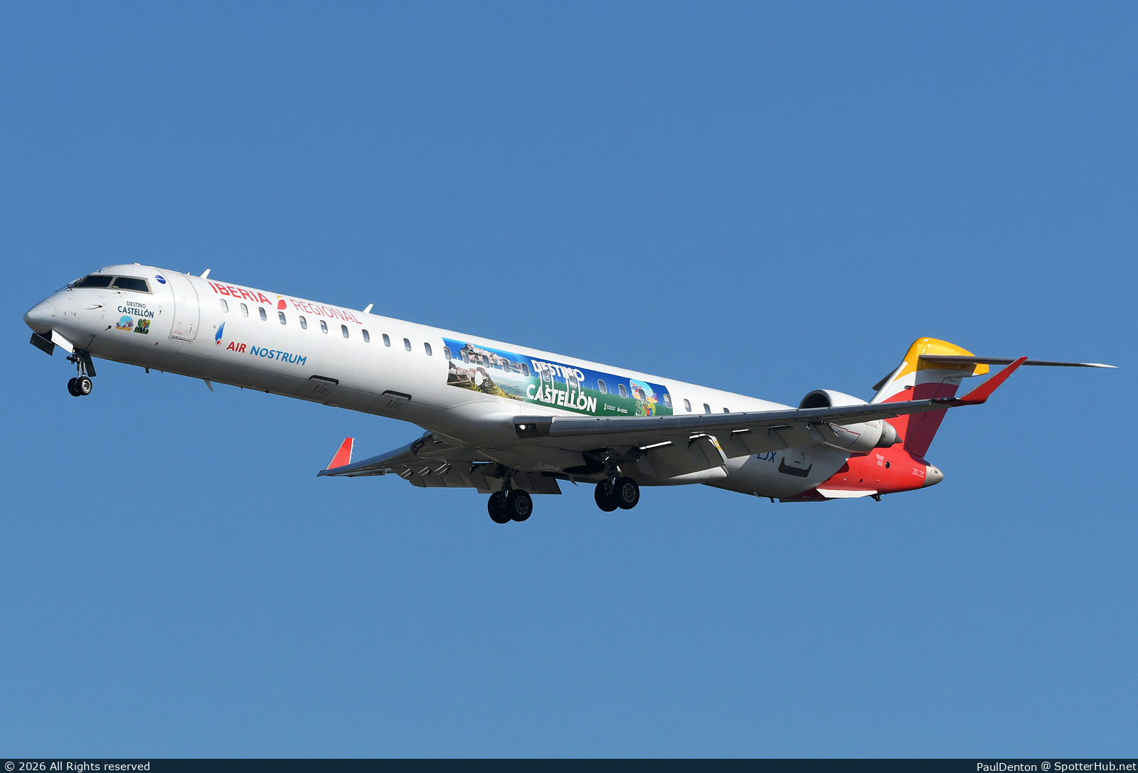 Photo of EC-LJX - Bombardier CRJ-1000 operated by Iberia Regional (opb Air Nostrum)