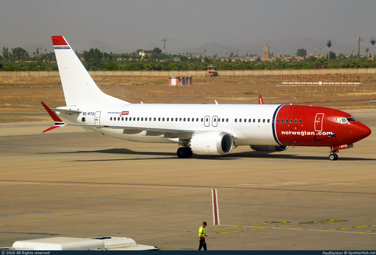 Photo of SE-RTO - Boeing 737 MAX 8 operated by Norwegian Air Sweden
