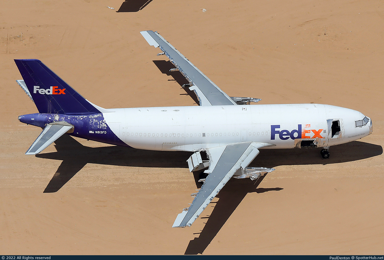 Photo of N813FD - Airbus A310-324(F) operated by FedEx