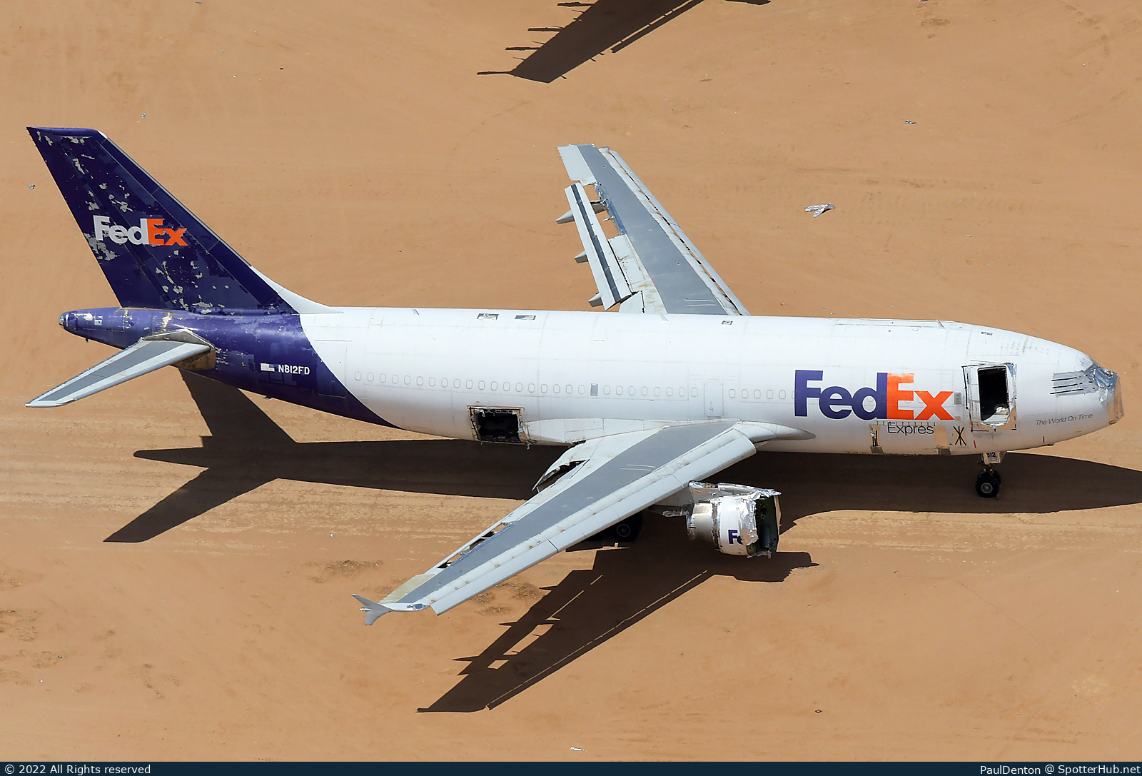 Photo of N812FD - Airbus A310-324(F) operated by FedEx