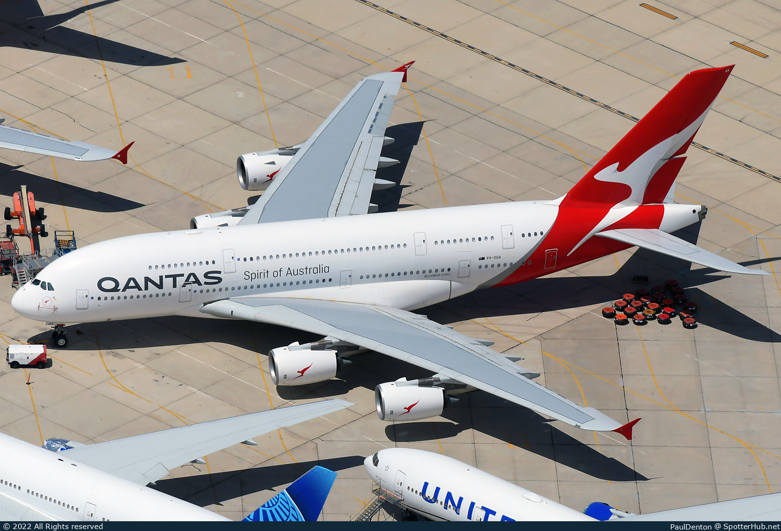 Photo of VH-OQA - Airbus A380-842 operated by Qantas