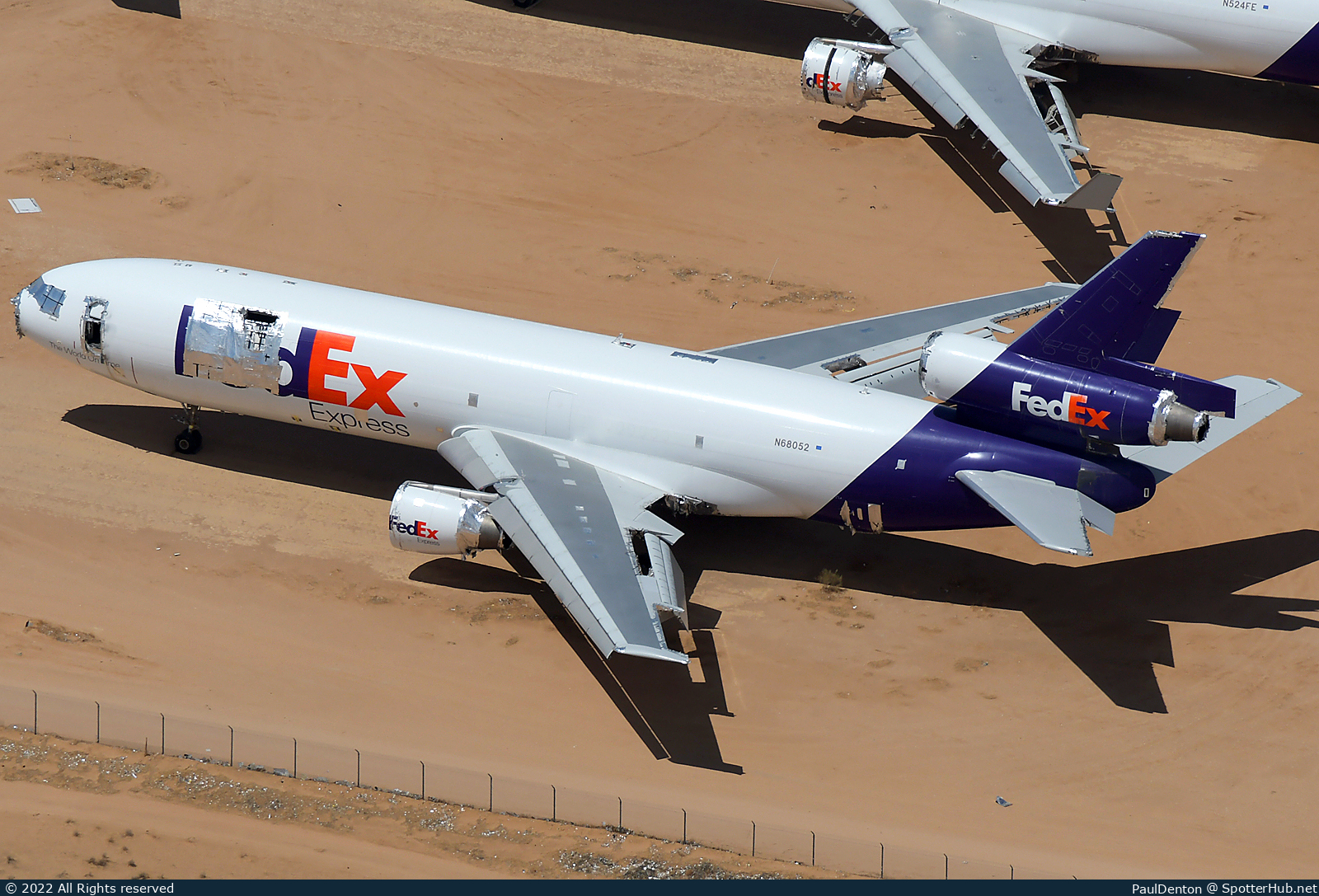 Photo of N68052 - McDonnell Douglas MD-10-10(F) operated by FedEx