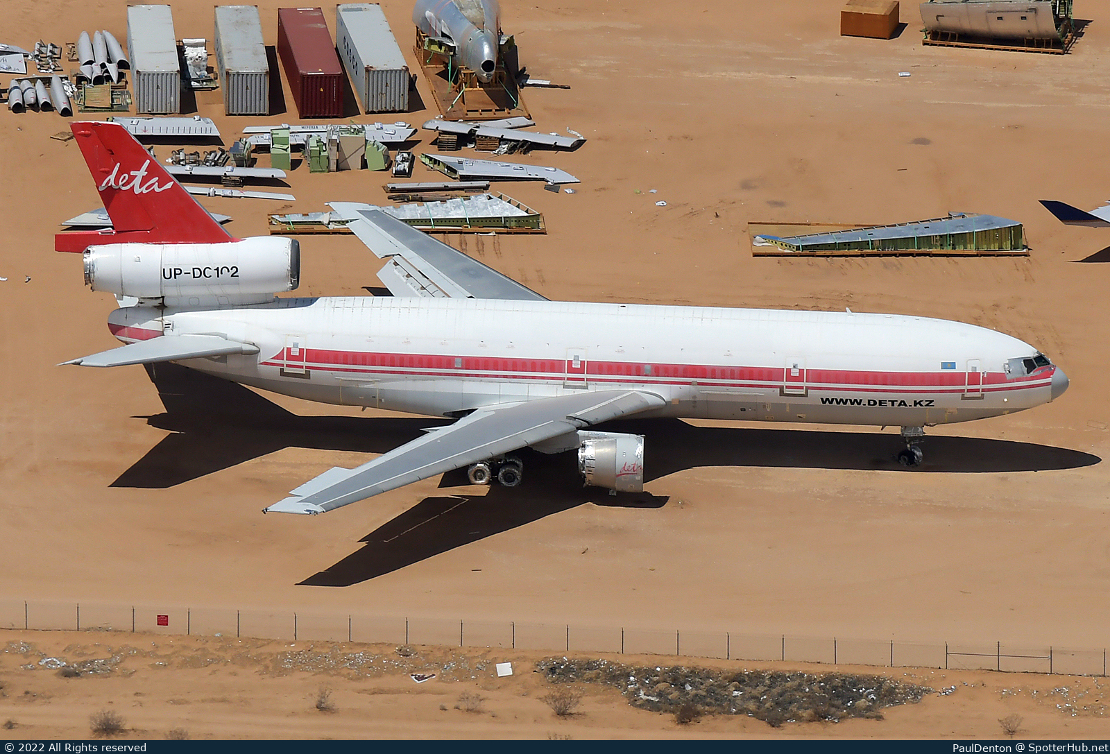 Photo of UP-DC102 - McDonnell Douglas DC-10-40(F) operated by DETA Air