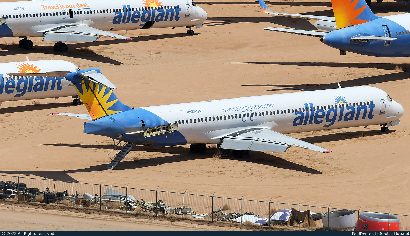 Photo of N869GA - McDonnell Douglas MD-83 operated by Allegiant Air