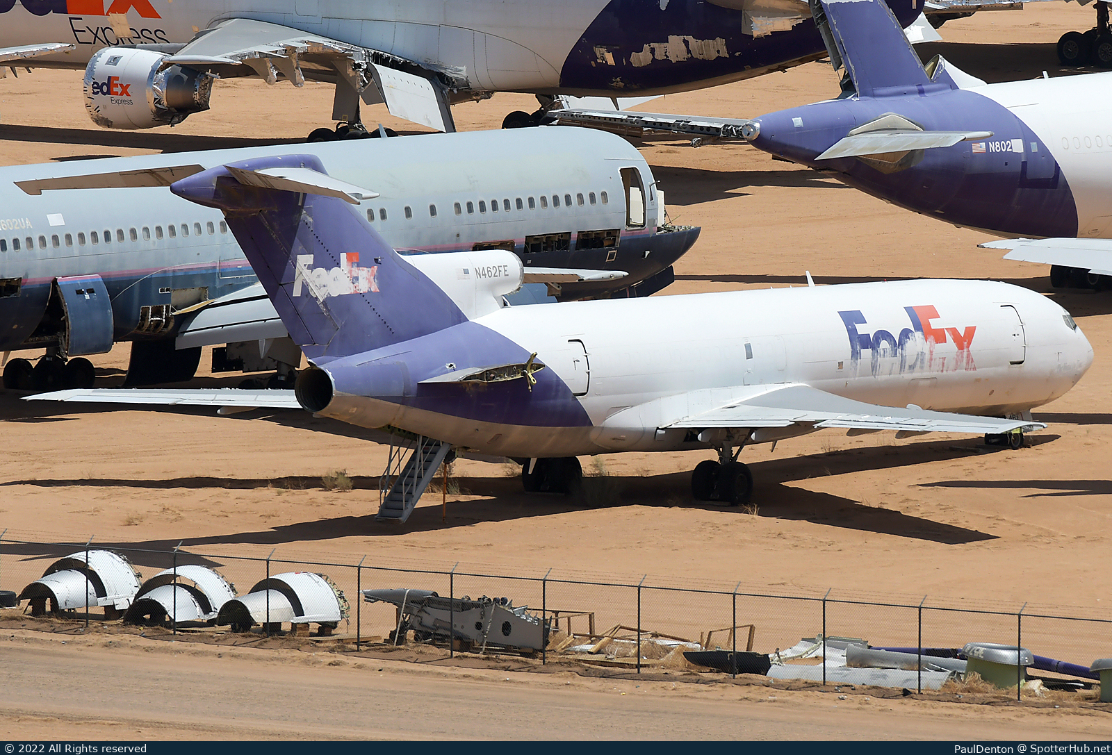 Photo of N462FE - Boeing 727-225(Adv)(F) operated by FedEx