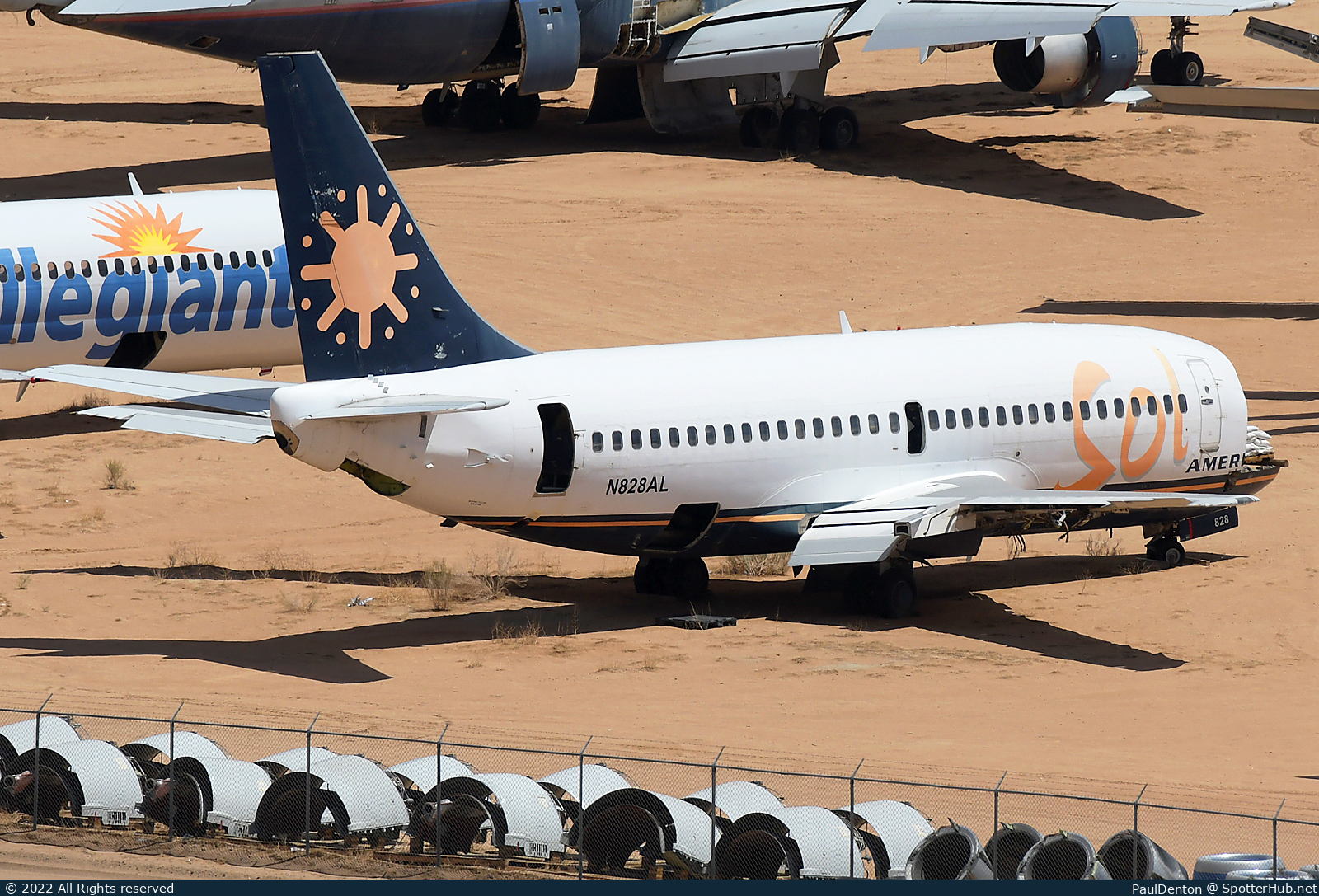 Photo of N828AL - Boeing 737-236(Adv) operated by Sol América