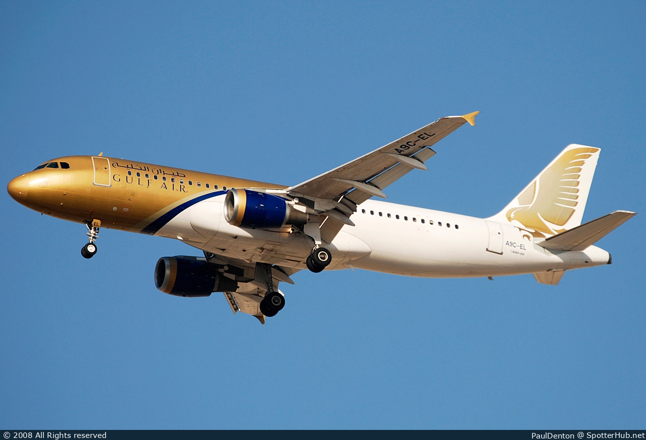 Photo of A9C-EL - Airbus A320-212 operated by Gulf Air