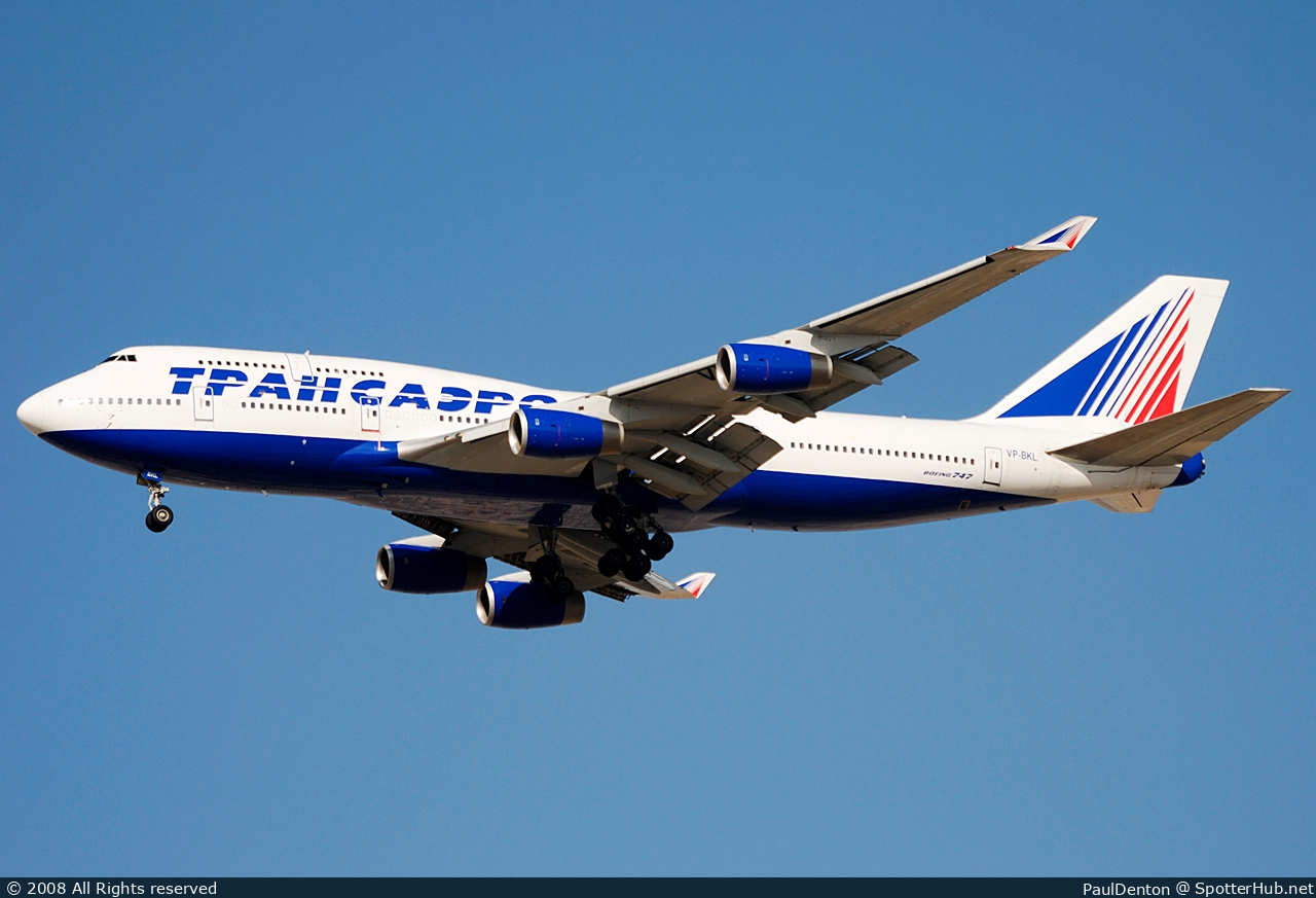 Photo of VP-BKL - Boeing 747-444 operated by Transaero