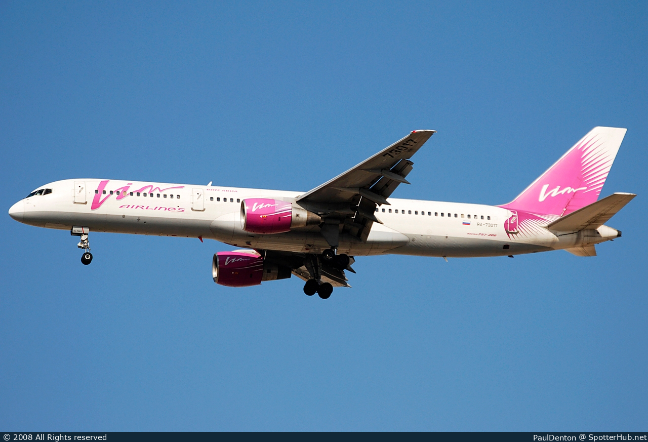 Photo of RA-73017 - Boeing 757-230 operated by VIM Airlines