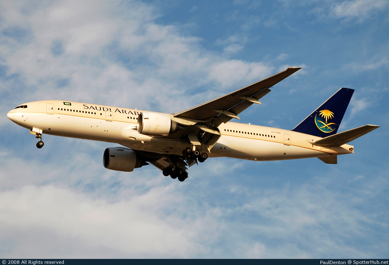 Photo of HZ-AKB - Boeing 777-268(ER) operated by Saudi Arabian Airlines