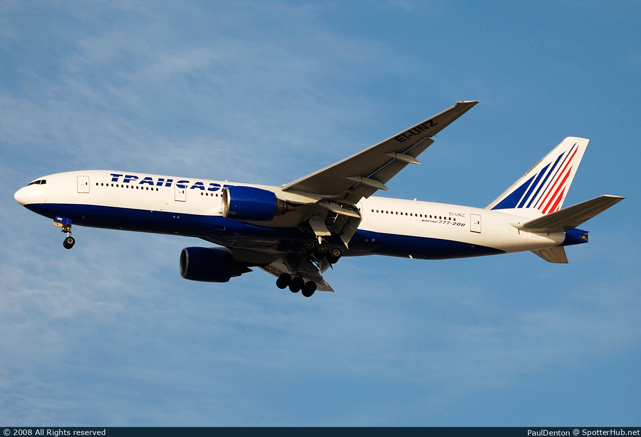 Photo of EI-UNZ - Boeing 777-222 operated by Transaero