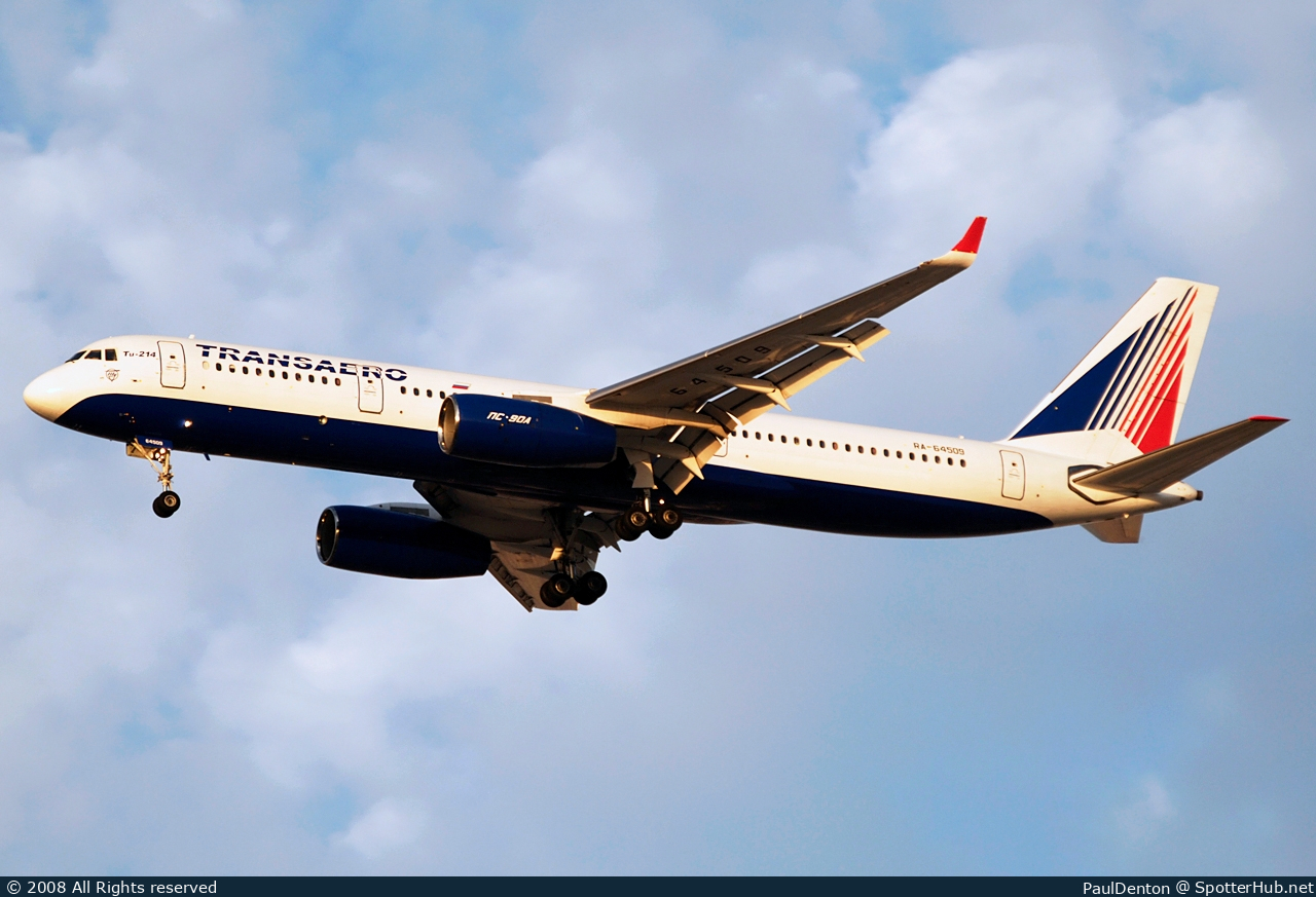 Photo of RA-64509 - Tupolev Tu-214 operated by Transaero