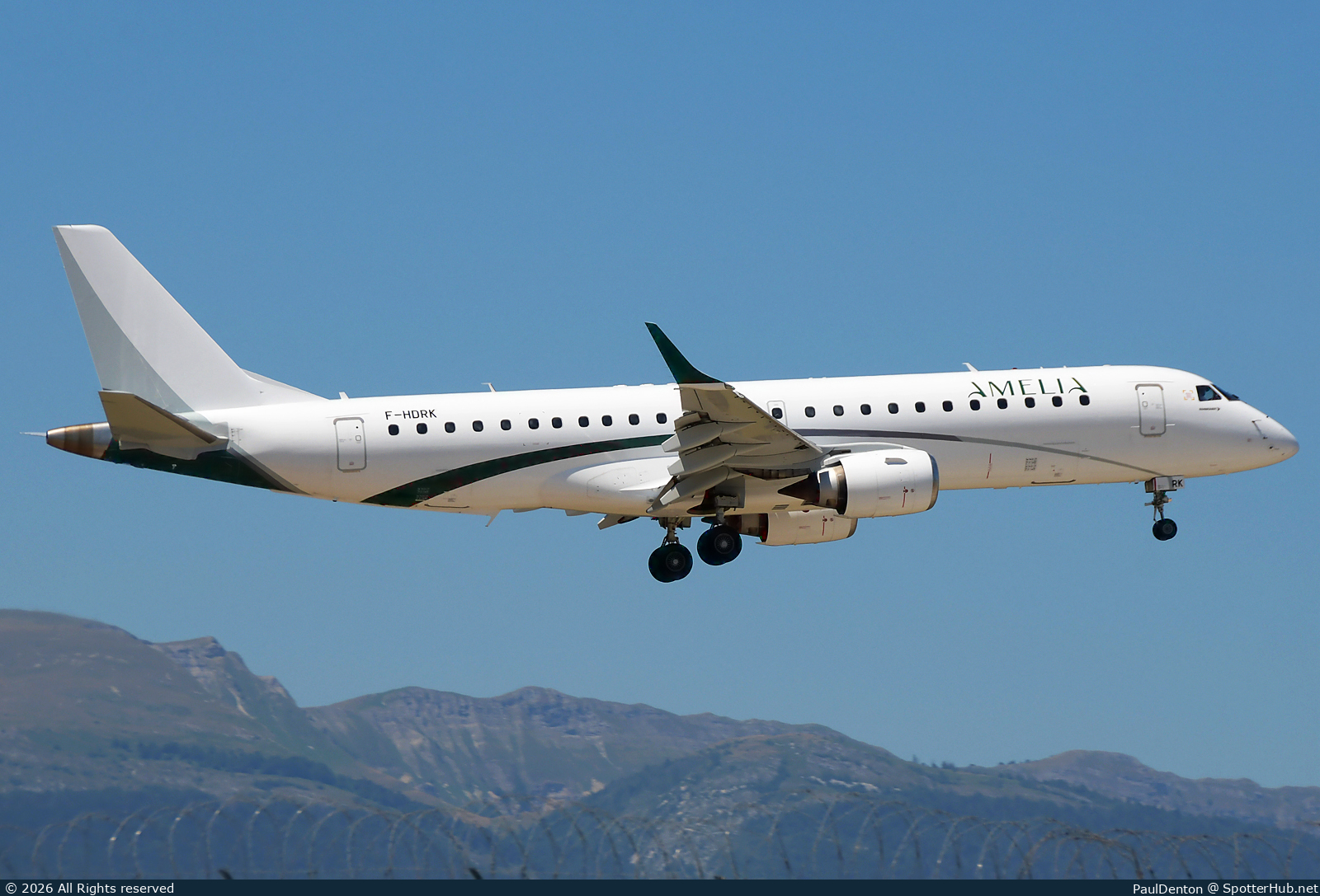 Photo of F-HDRK - Embraer ERJ-190LR operated by Amelia International
