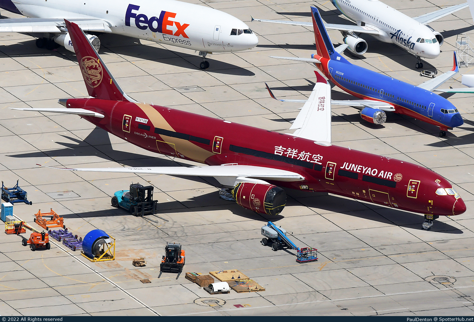Photo of N1015B - Boeing 787-9 Dreamliner operated by Juneyao Air