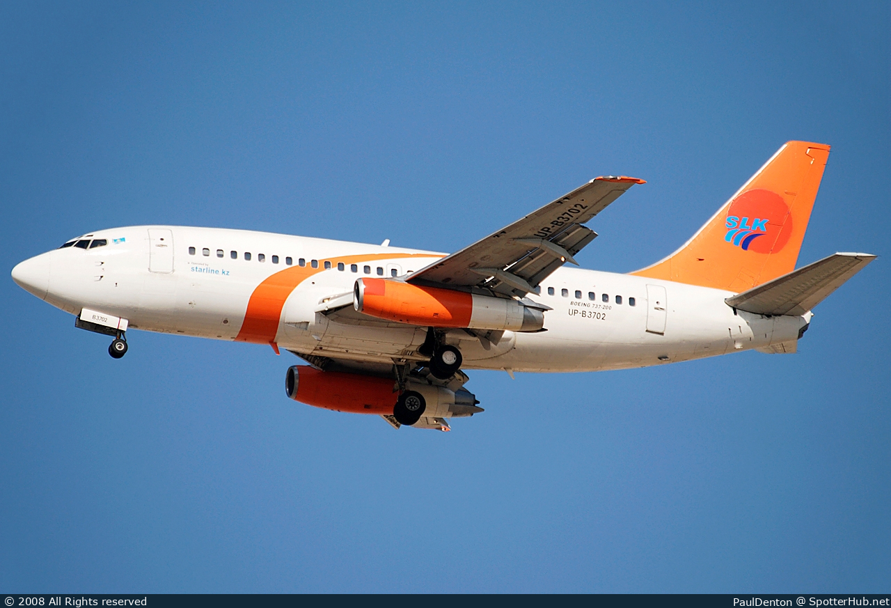 Photo of UP-B3702 - Boeing 737-277(Adv) operated by Starline KZ