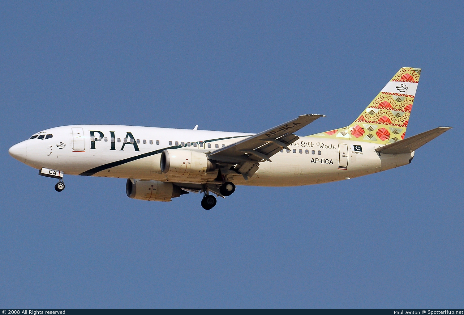 Photo of AP-BCA - Boeing 737-340 operated by PIA Pakistan International Airlines
