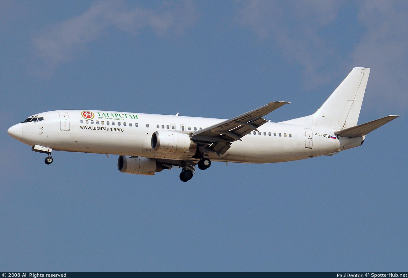 Photo of VQ-BDB - Boeing 737-4D7 operated by Tatarstan Airlines