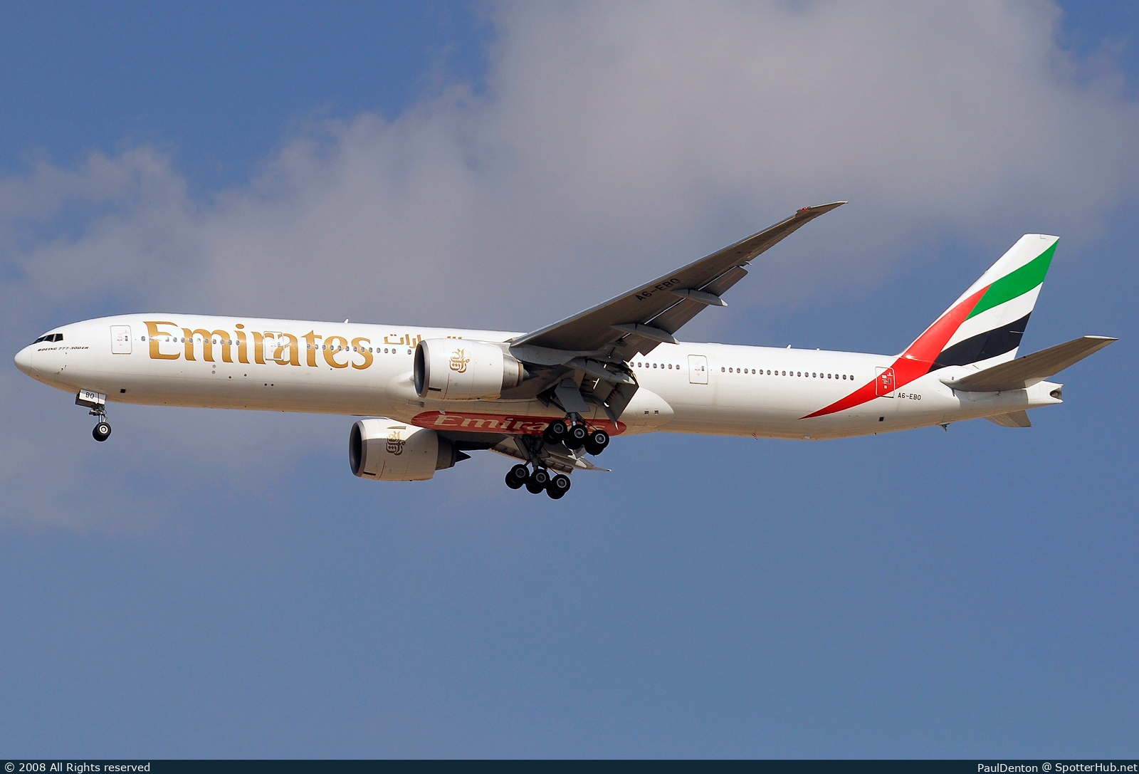 Photo of A6-EBO - Boeing 777-36N(ER) operated by Emirates