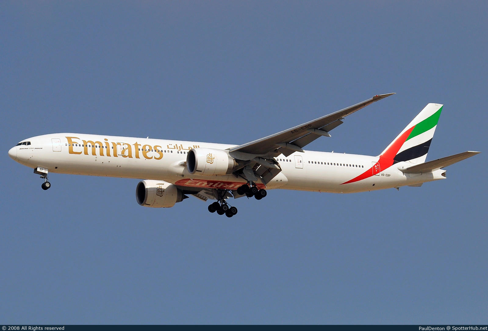 Photo of A6-EBP - Boeing 777-31H(ER) operated by Emirates