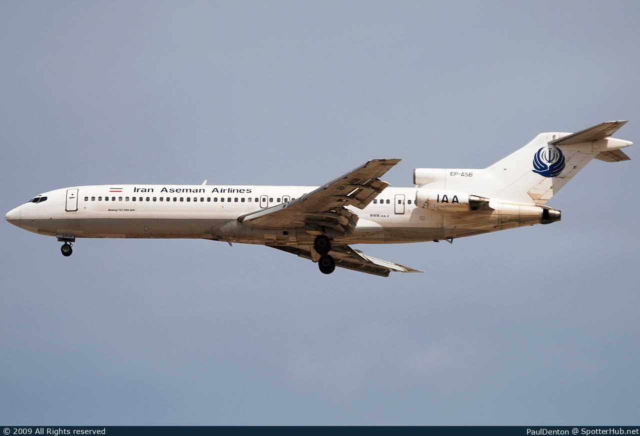Photo of EP-ASB - Boeing 727-228(Adv) operated by Iran Aseman Airlines