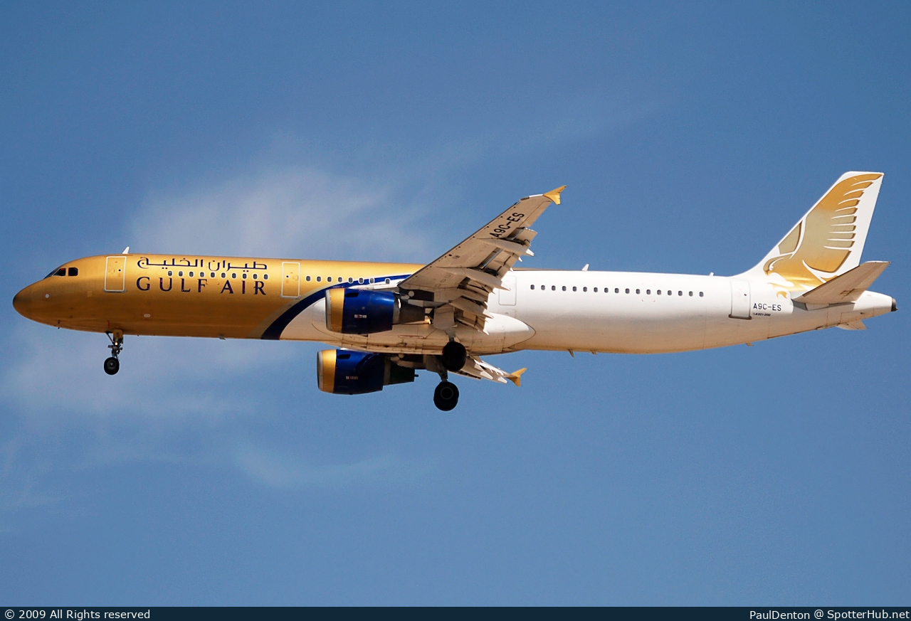 Photo of A9C-ES - Airbus A321-211 operated by Gulf Air