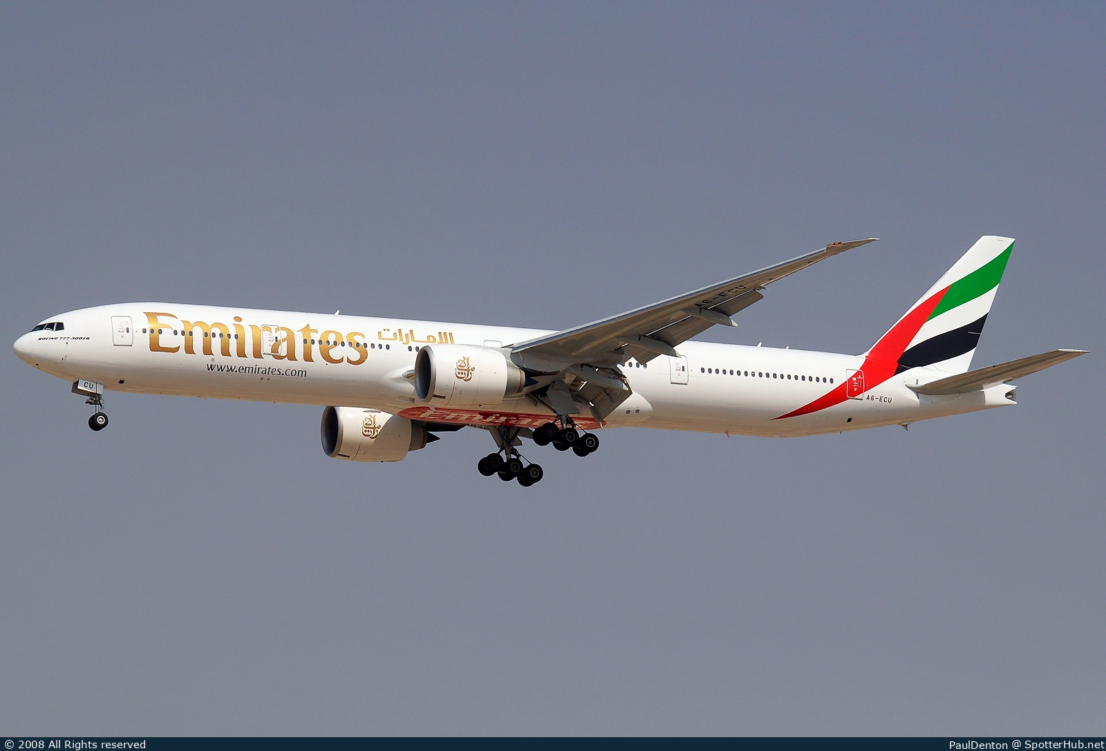 Photo of A6-ECU - Boeing 777-31H(ER) operated by Emirates