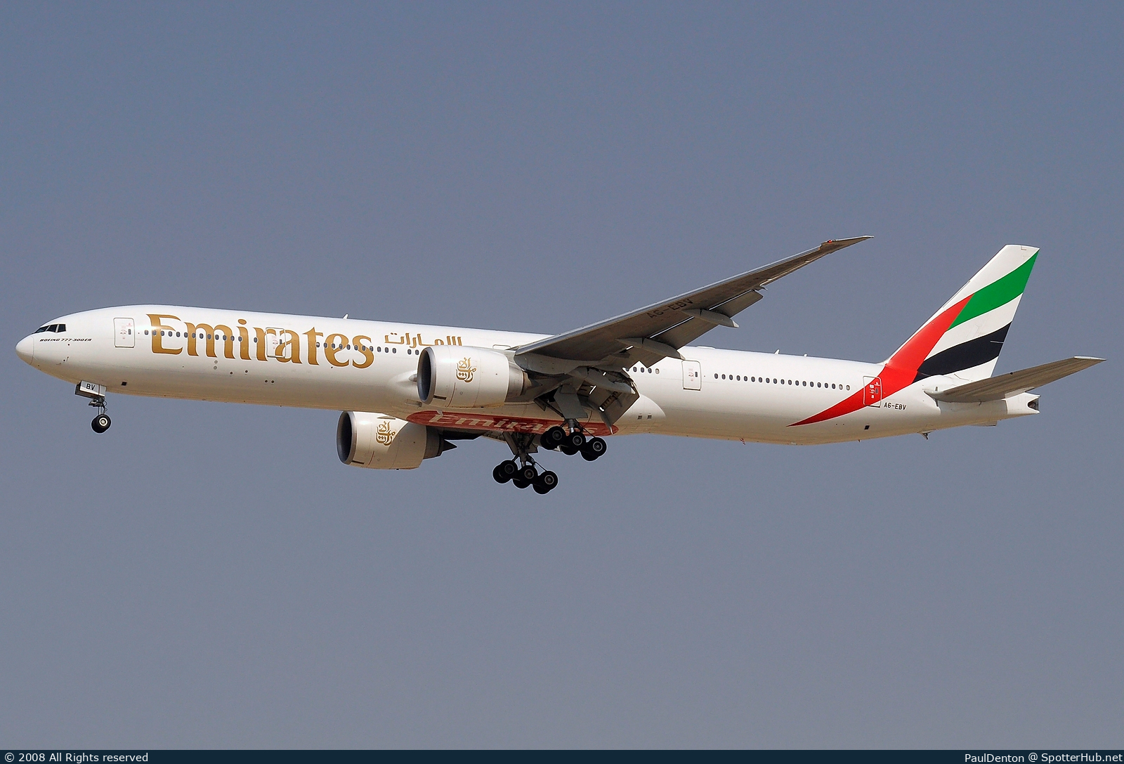 Photo of A6-EBV - Boeing 777-31H(ER) operated by Emirates
