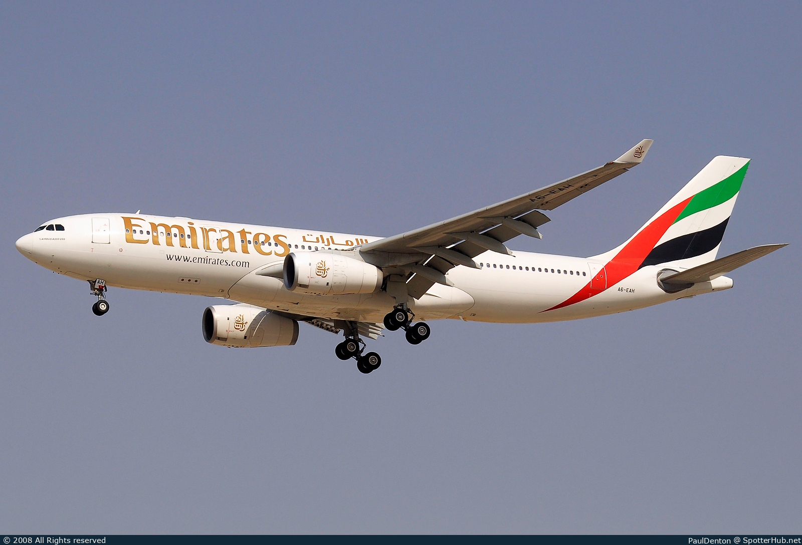Photo of A6-EAH - Airbus A330-243 operated by Emirates