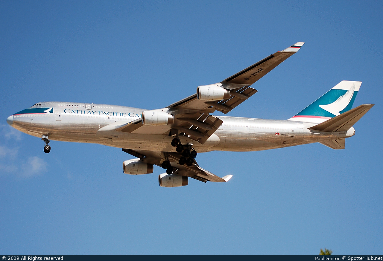 Photo of B-HUR - Boeing 747-444(BCF) operated by Cathay Pacific Cargo