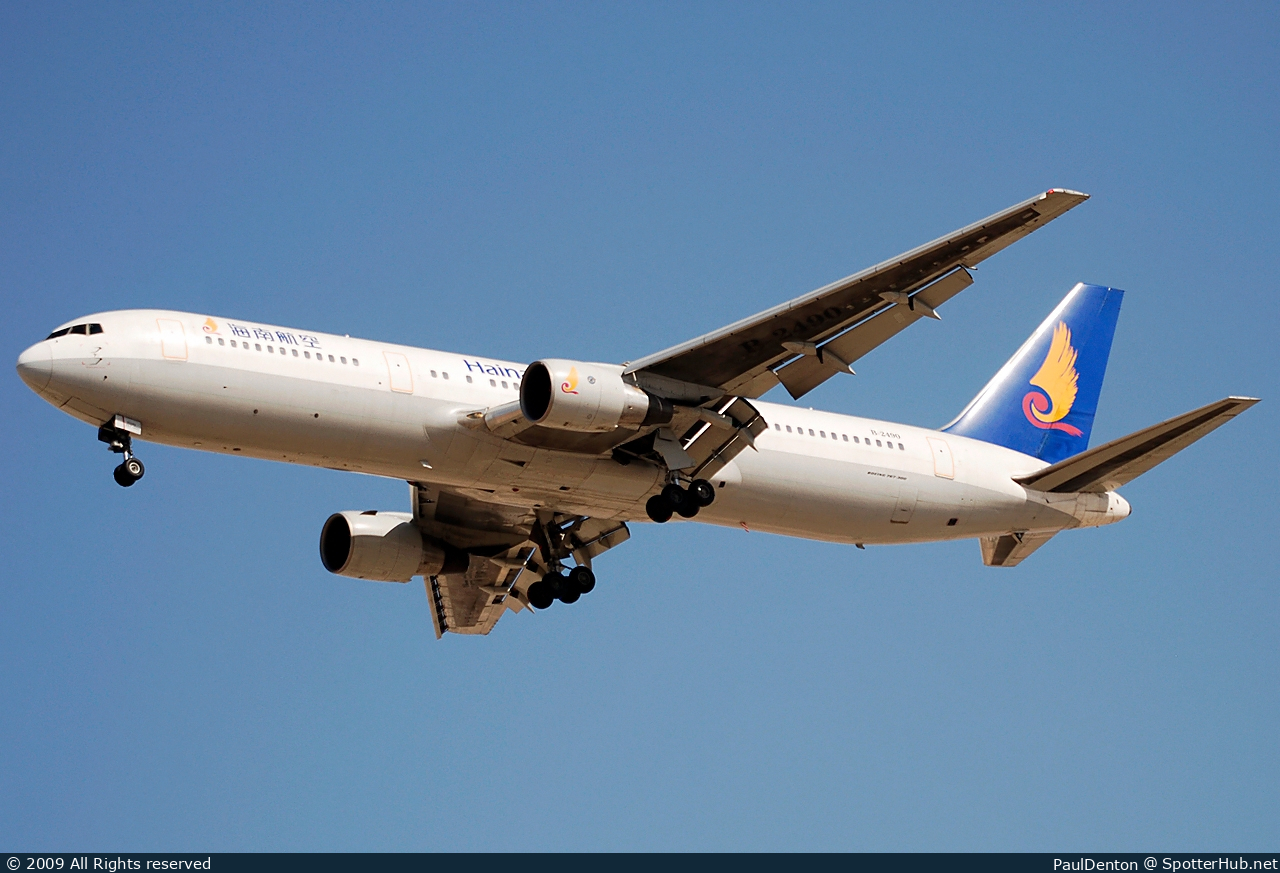 Photo of B-2490 - Boeing 767-34P(ER) operated by Hainan Airlines